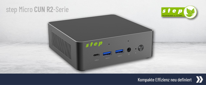 Kompakter PC, Mini-PC, CUN R2-Serie, USB-C, HDMI