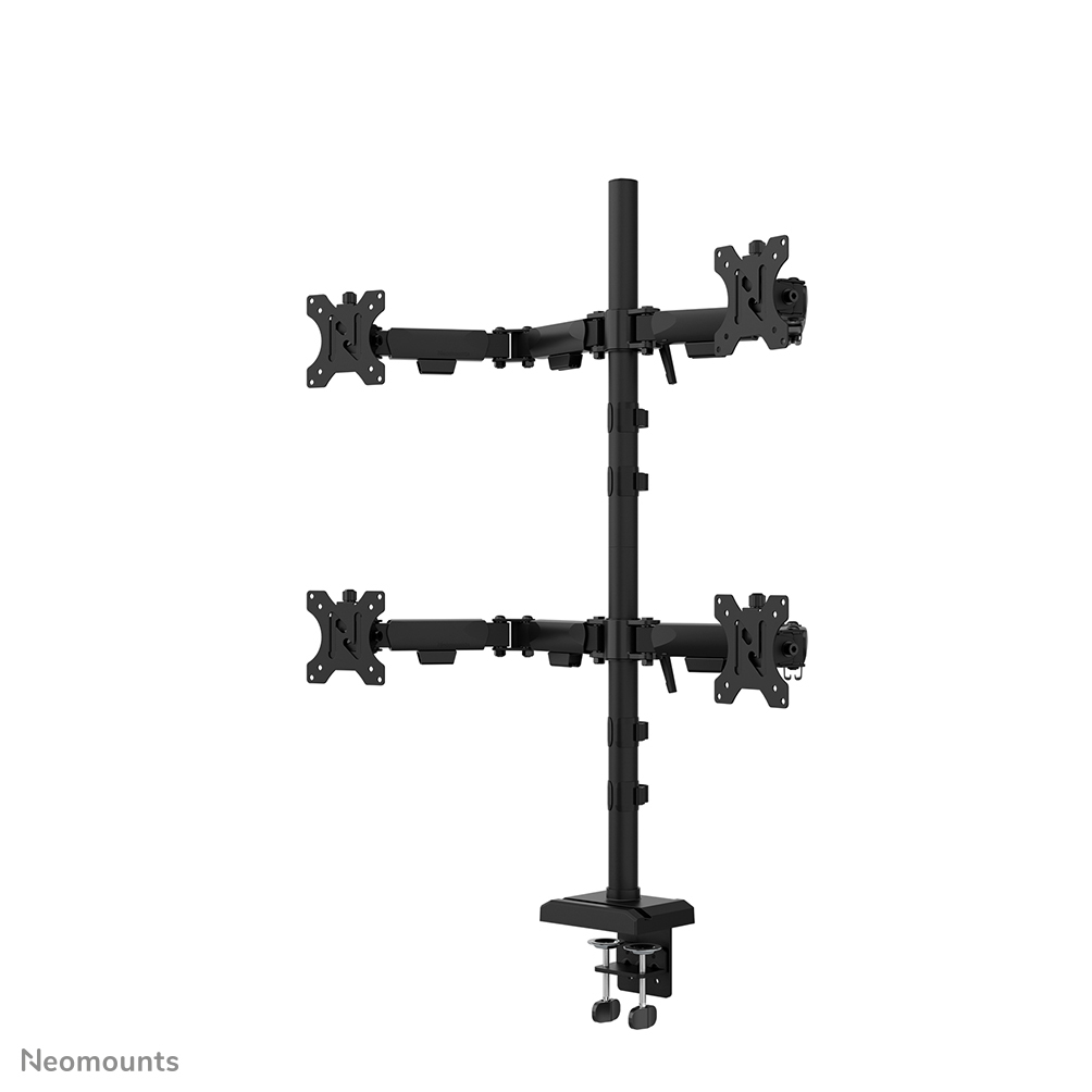 monitorarme, dual-monitor-halterung, gasfeder, verstellbar, klemmsystem