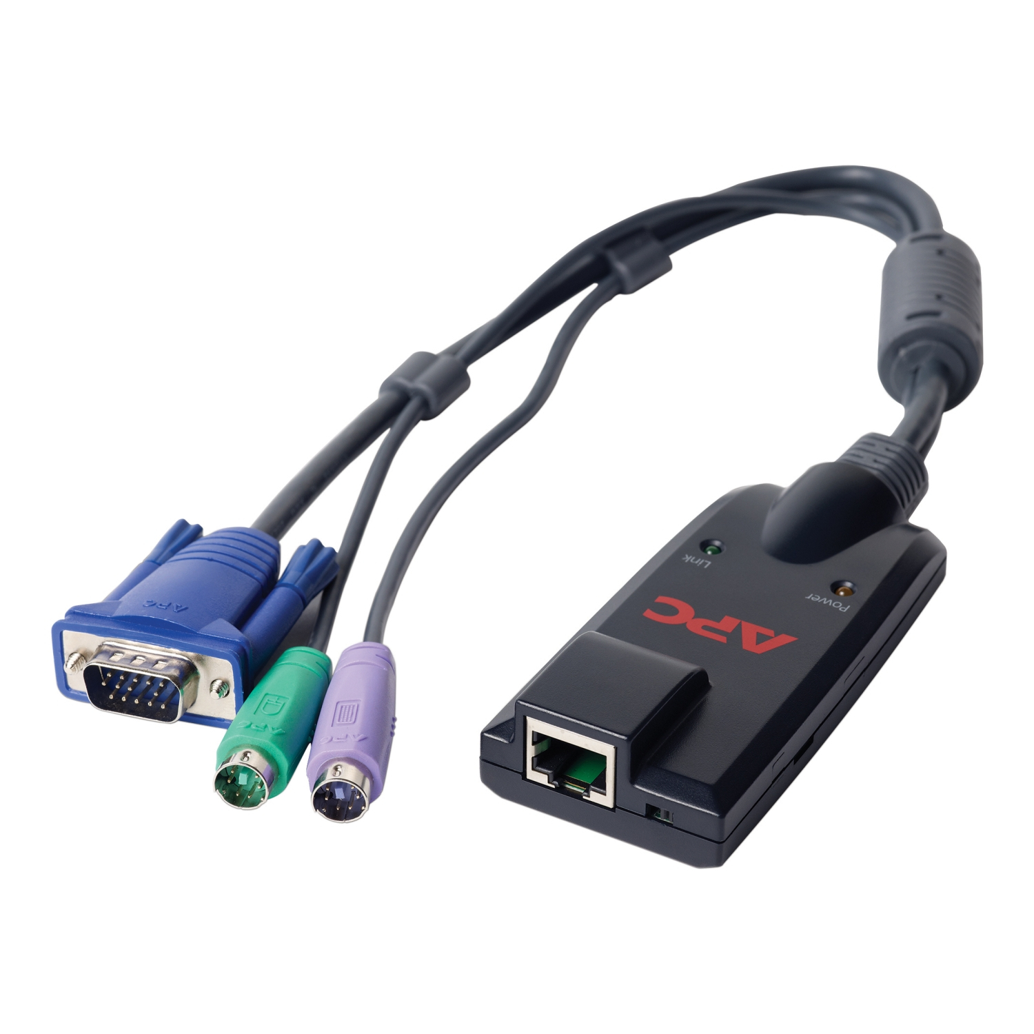 KVM-Adapter, USB-Adapter, VGA, PS/2, RJ45 Fisher