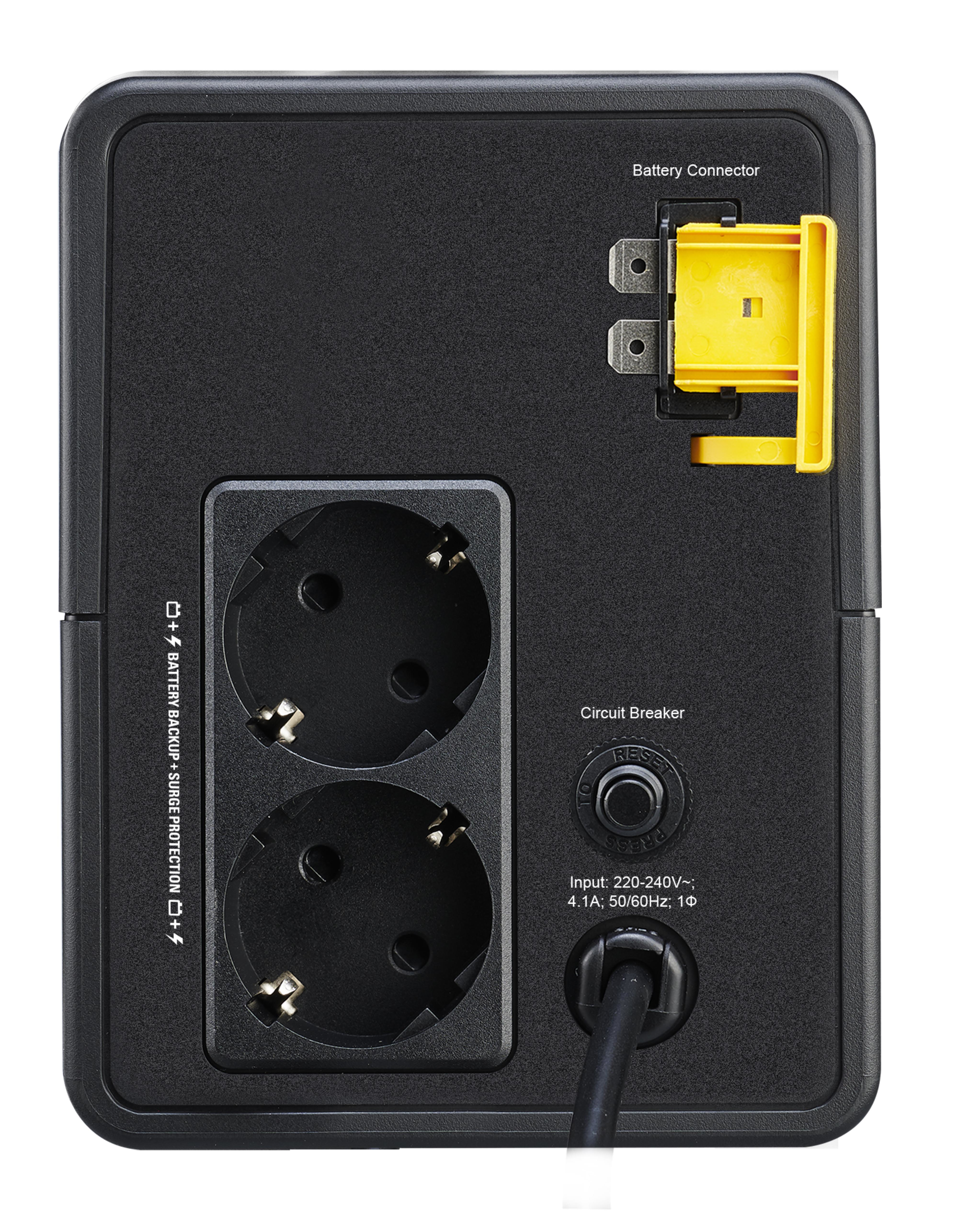APC BVX900LI-GR - Easy UPS 900VA, 230V, AVR, Schuko Sockets APC BVX900LI-GR - Easy UPS 900VA, 230V, AVR, Schuko Sockets