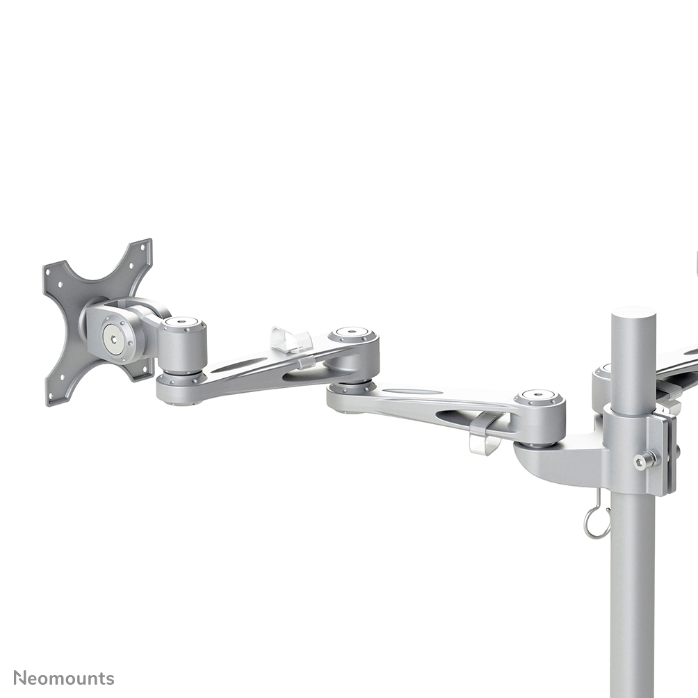 Neomounts Monitor-Tischhalterung - 6 kg - 25,4 cm (10") - 68,6 cm (27") - 100 x 100 mm - Höhenverstellung - Silber