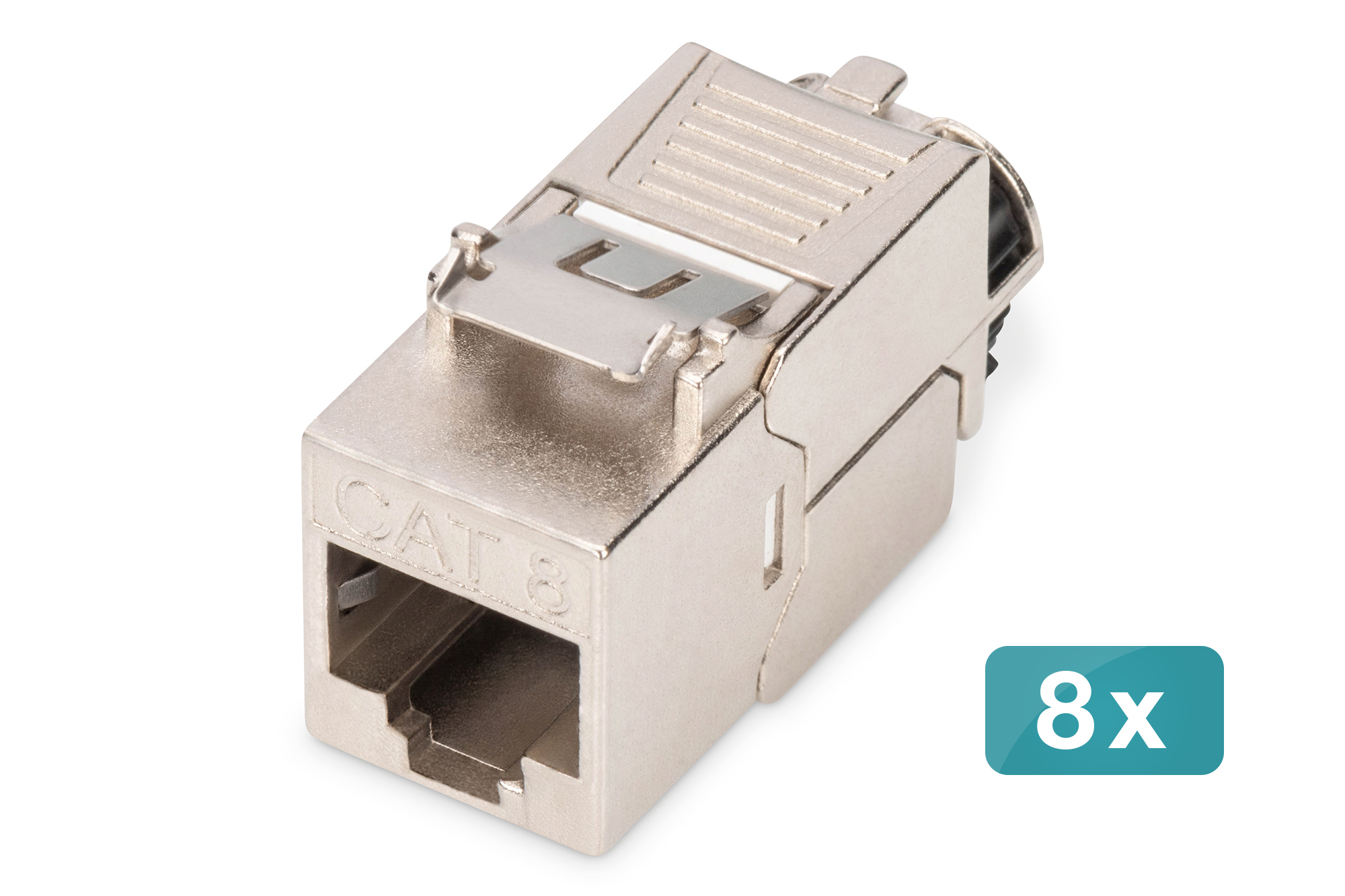 RJ45, Netzwerkstecker, Kupfer, Cat 8, RJ45-Stecker