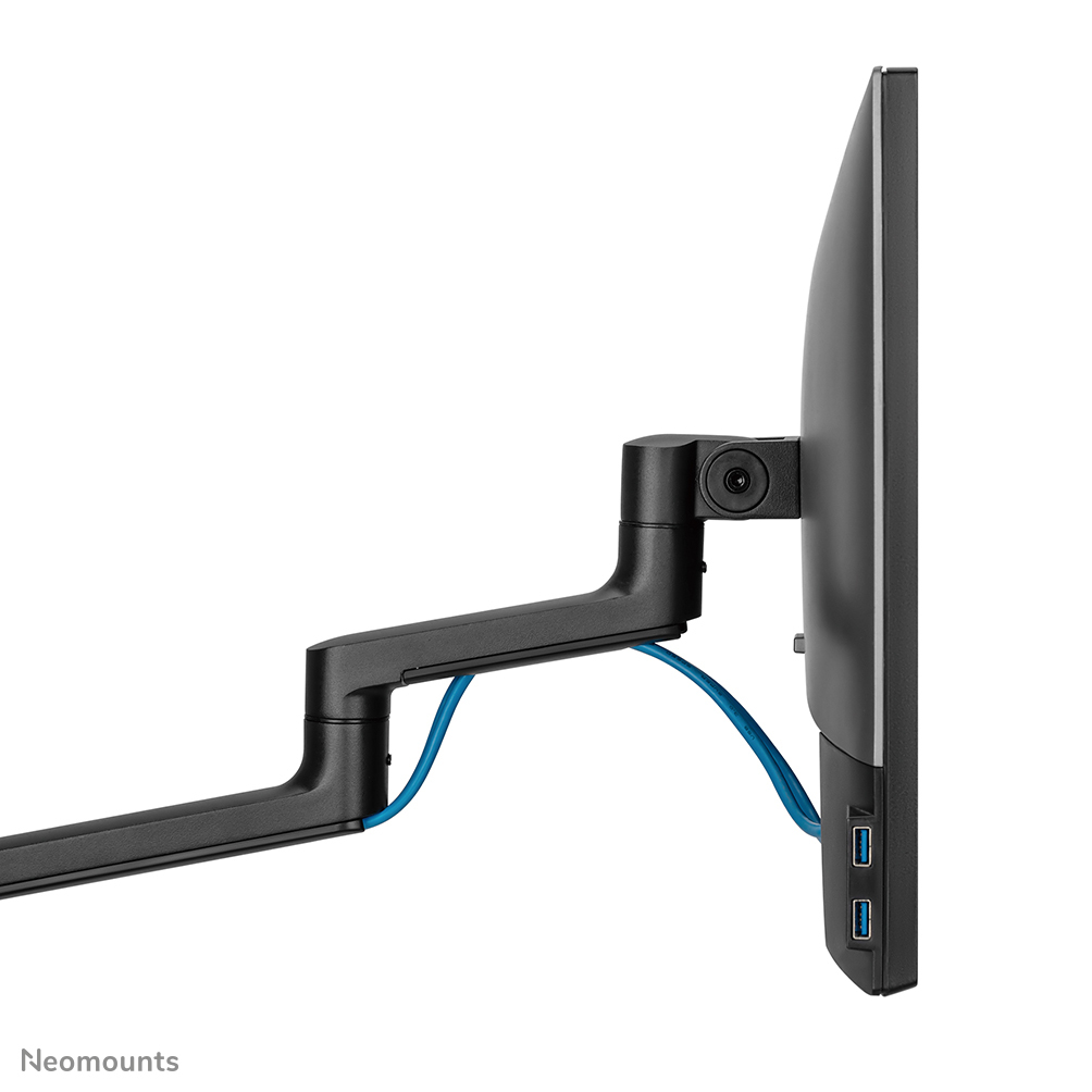 Neomounts Monitor-/Notebook-Tischhalterung - Notebook- & Monitorarm - Schwarz - Stahl - 29,5 cm (11.6") - 43,9 cm (17.3") - 68,6 cm (27")