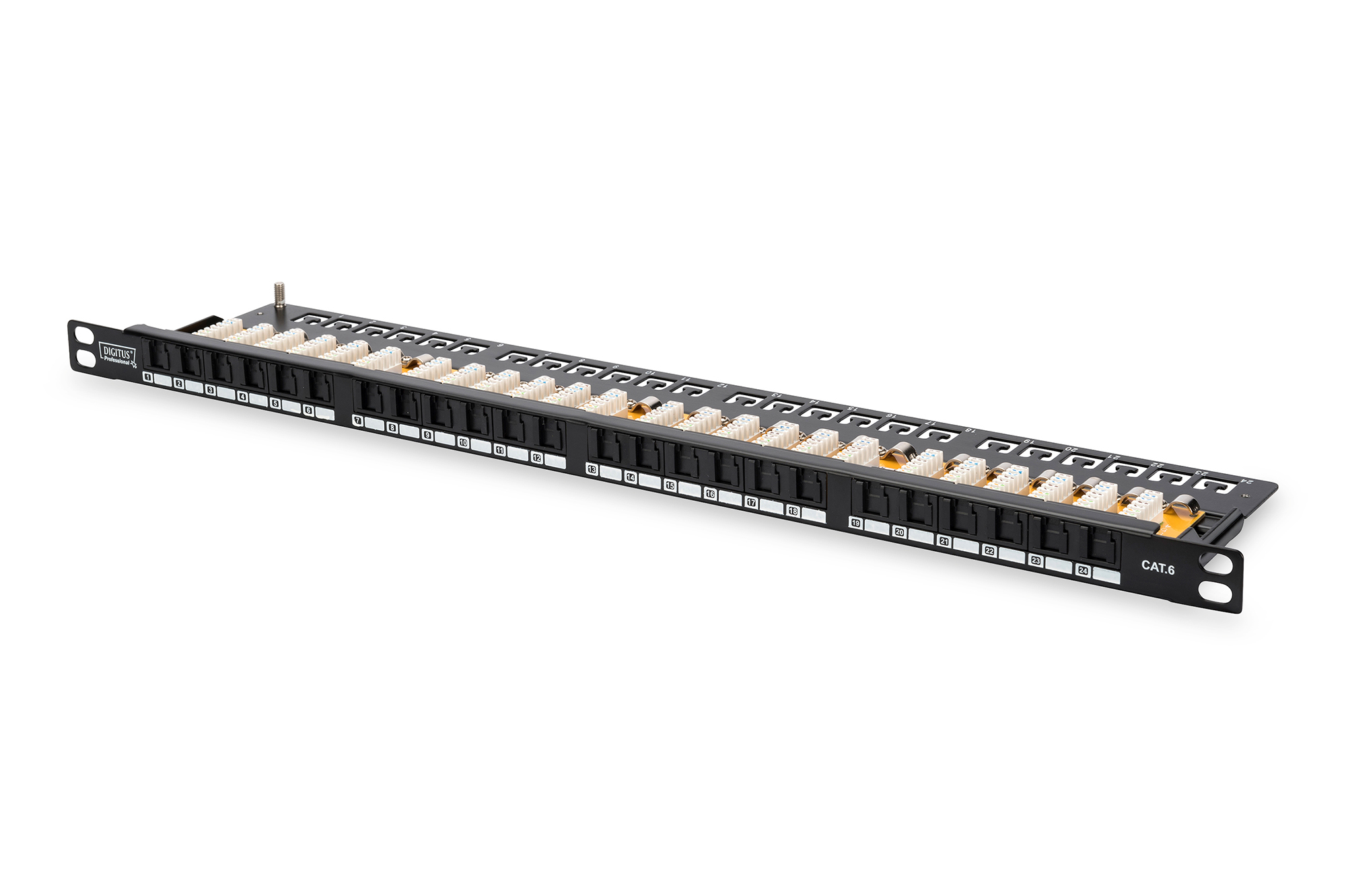 DIGITUS DN-91624U-SL-SH CAT 6, Class E High Density Patch Panel, ungeschirmt DIGITUS DN-91624U-SL-SH CAT 6, Class E High Density Patch Panel, ungeschirmt