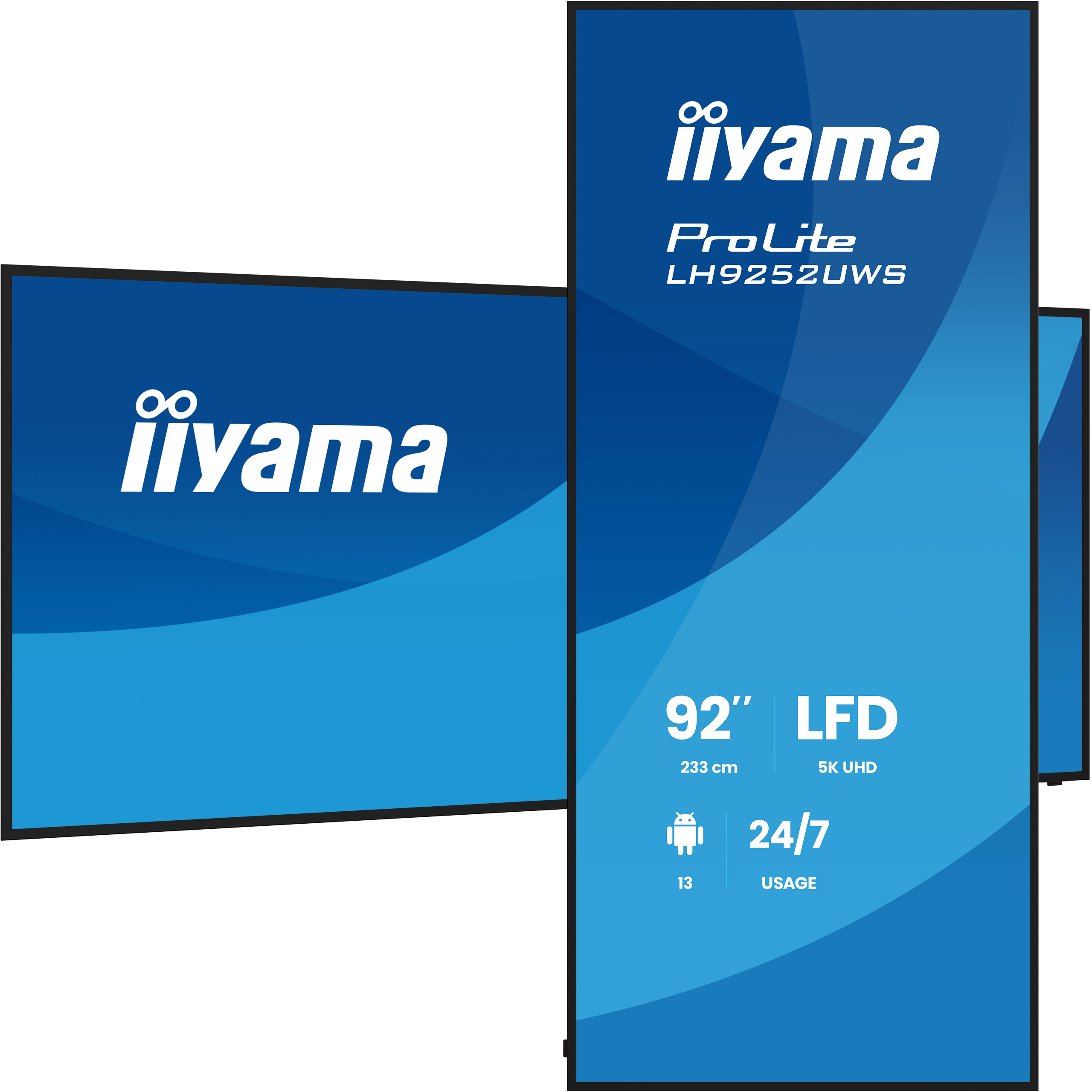 ledschirm, monitor, display, l-fd, blue