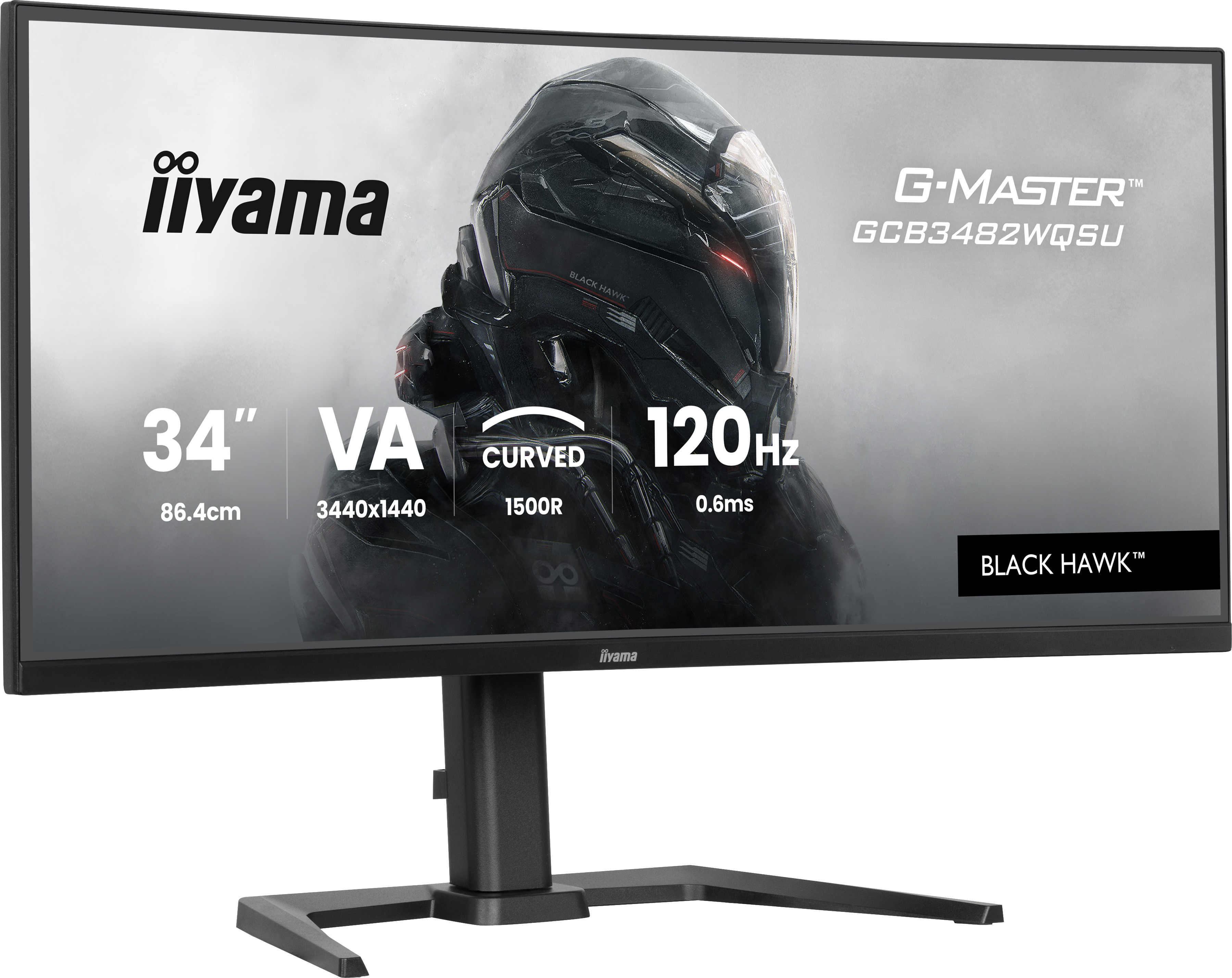 IIYAMA Monitor GCB3482WQSU-B1 Computerausrüstung, Überwachen, Bildschirm, FERNSEHER