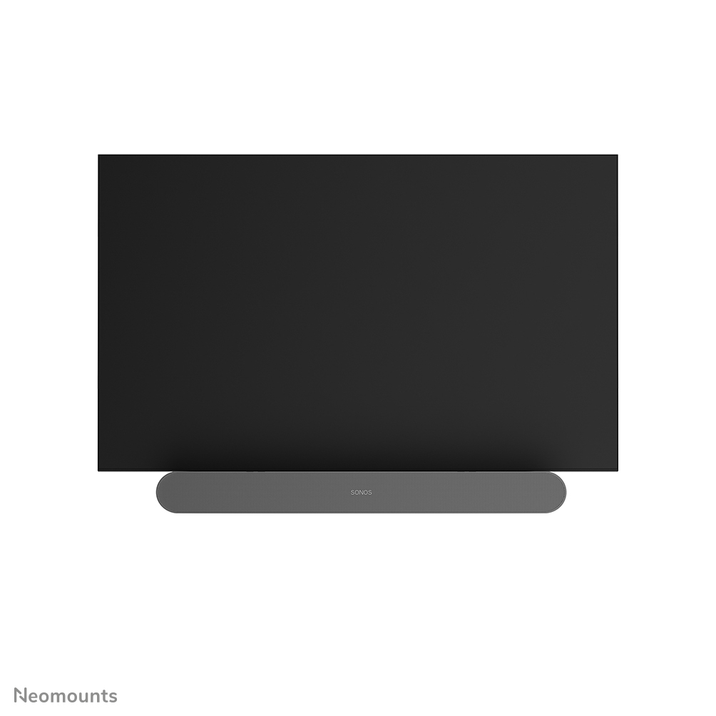 TV, Flachbildschirm, Soundbar, Grau, Minimalistisch