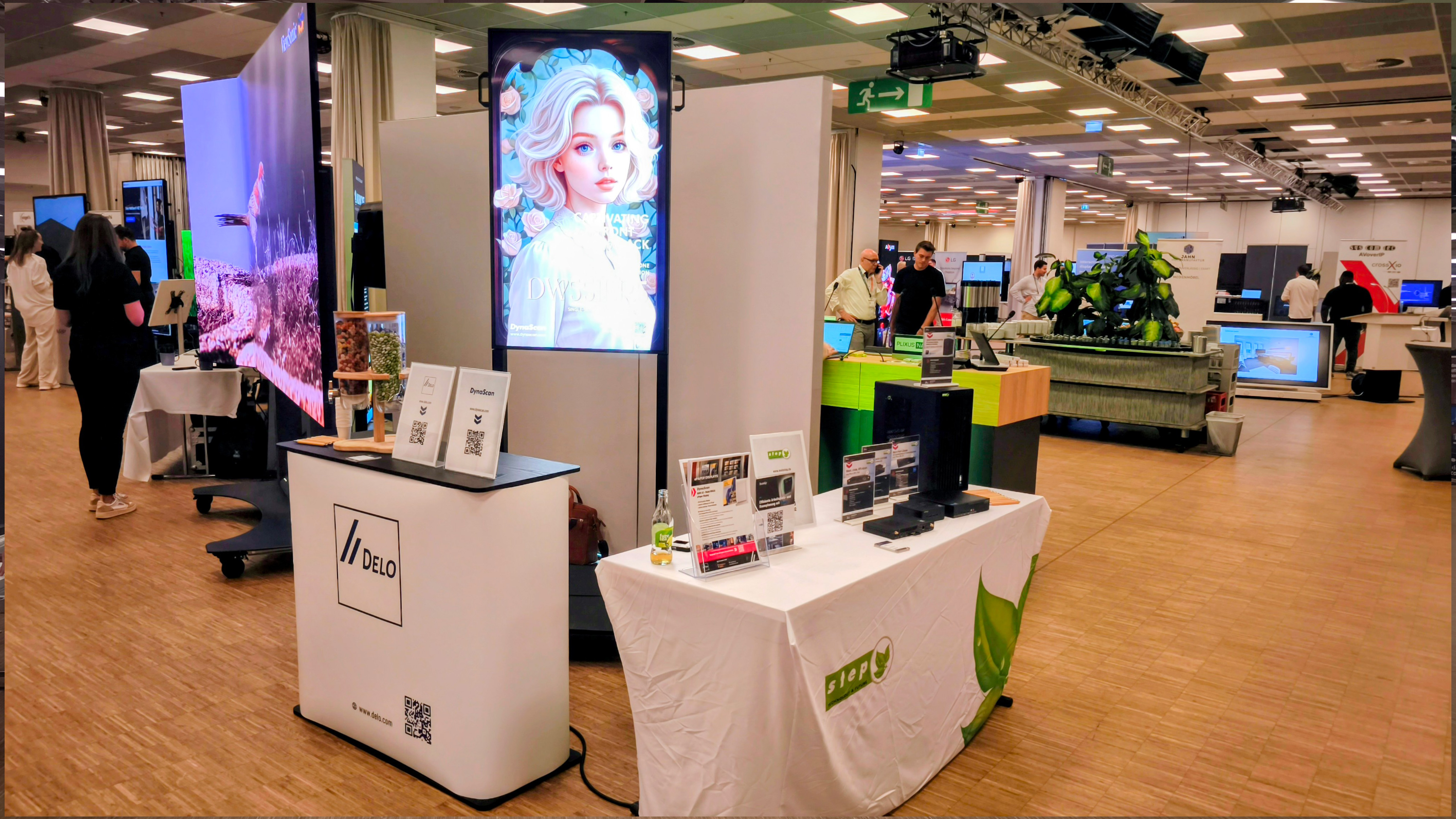 display, expo, stand, digital signage, Infotisch