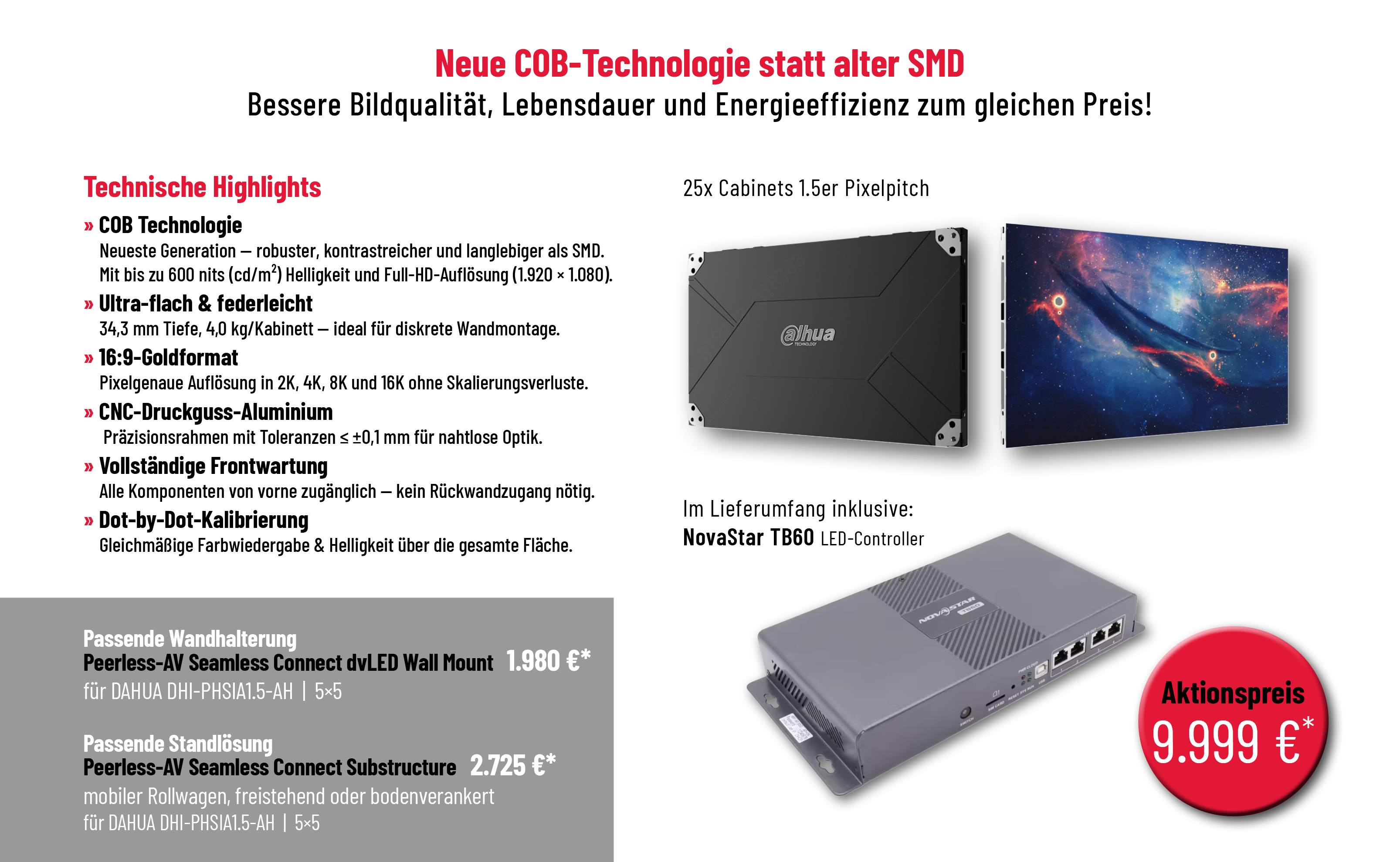 LED, Display, Monitor, 2K/4K, Cabinet