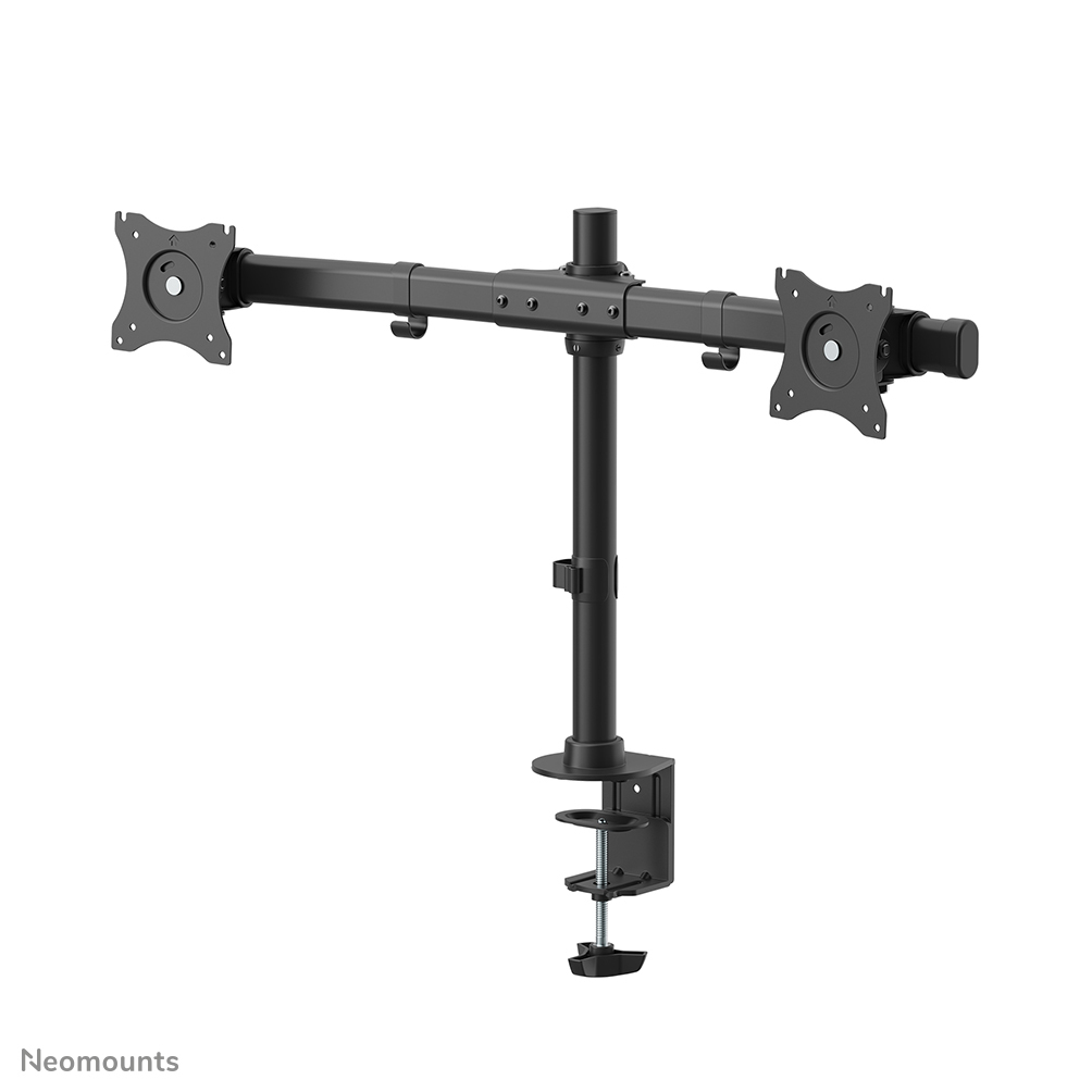 Neomounts Monitor-Tischhalterung - Klemme /Bolzen - 10 kg - 25,4 cm (10 Zoll) - 68,6 cm (27 Zoll) - 100 x 100 mm - Schwarz