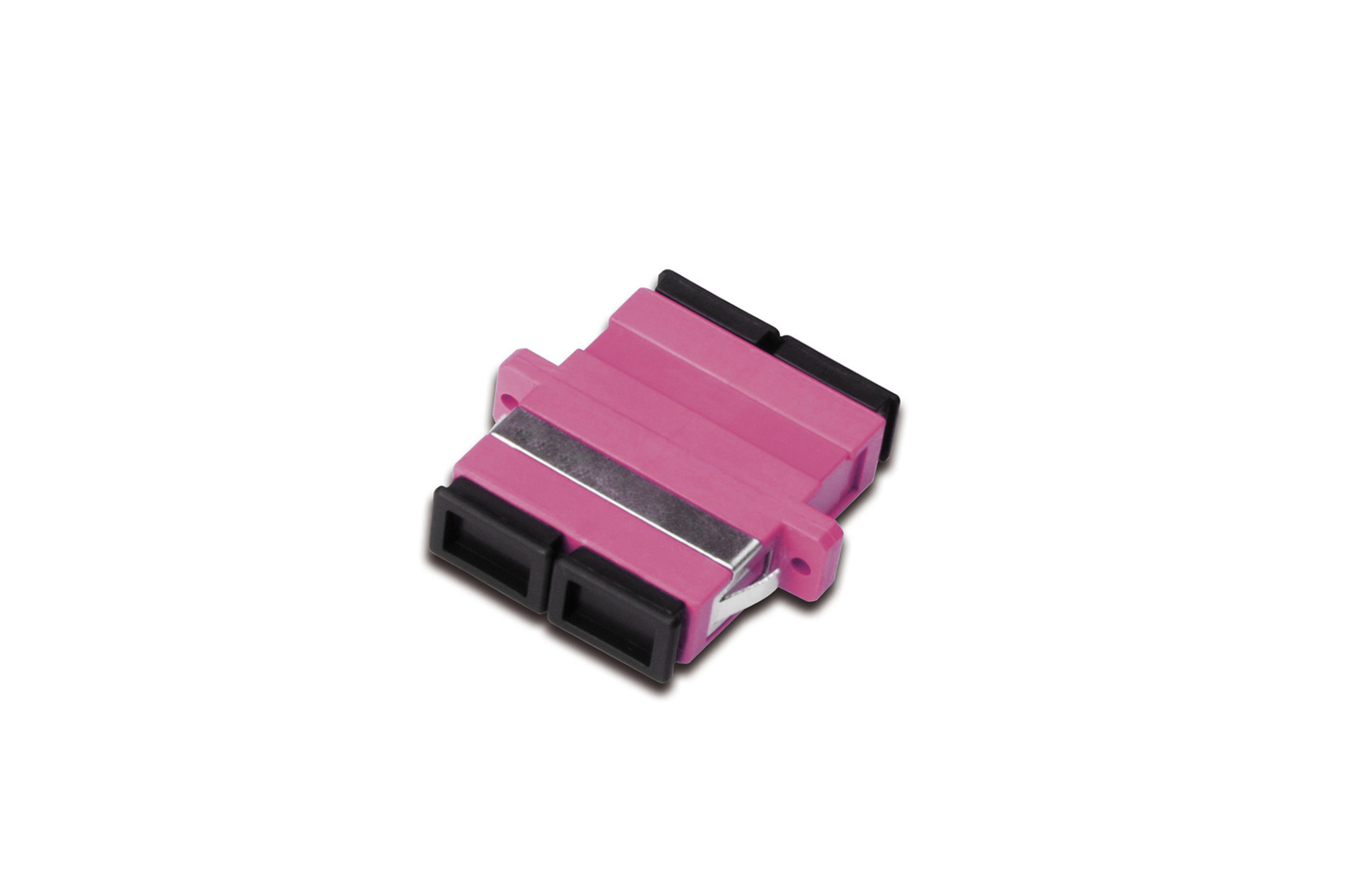 DIGITUS DN-96018-1 SC / SC Duplex Coupler, OM4, Farbe violett DIGITUS DN-96018-1 SC / SC Duplex Coupler, OM4, Farbe violett