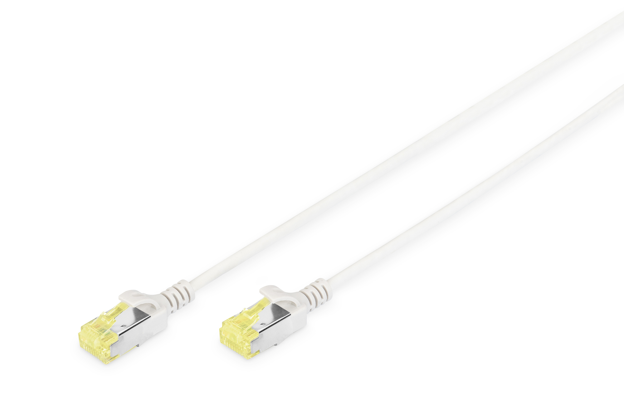 Ethernet, RJ45, Kabel, Weiß, Cat5/6 Patchkabel