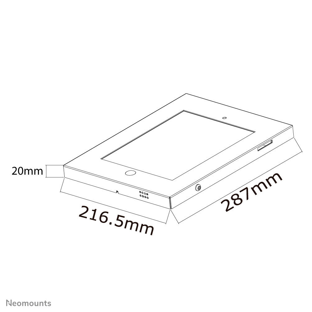 Neomounts Tablet-Halterung - 20 mm - 300 mm - 230 mm - 490 mm - 315 mm - 250 mm