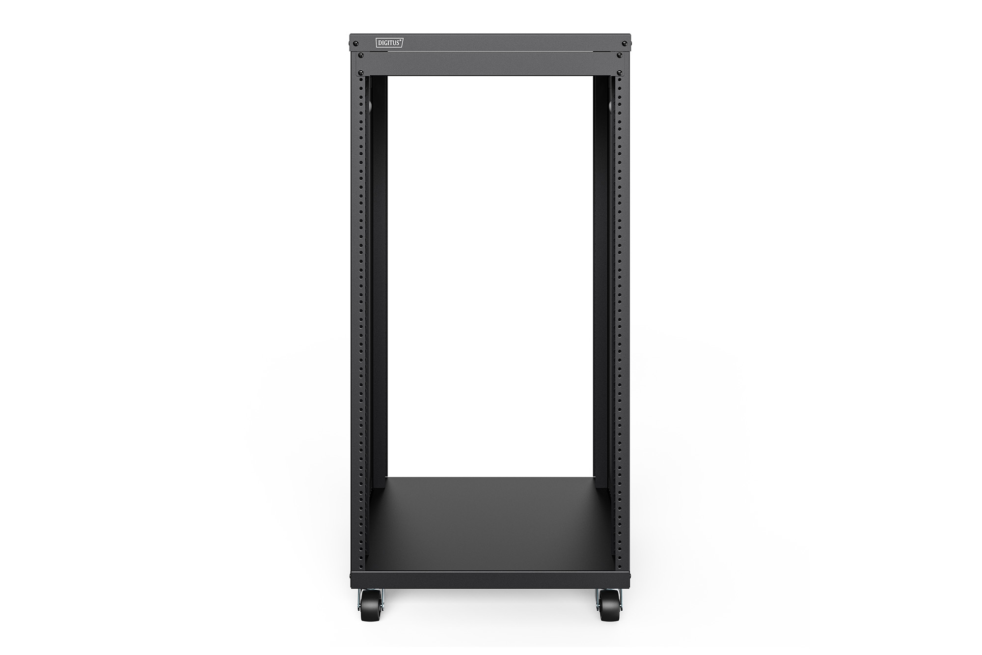 DIGITUS DN-48002 Universal 19-Zoll Equipment Rack mit Rollen, 21HE Schublade, Mobiliar