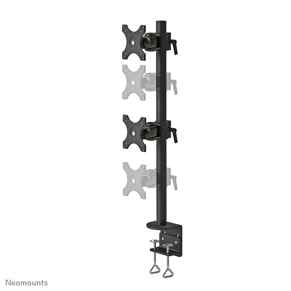 Neomounts Monitor-Tischhalterung - Klemme - 6 kg - 25,4 cm (10 Zoll) - 68,6 cm (27 Zoll) - 100 x 100 mm - Schwarz