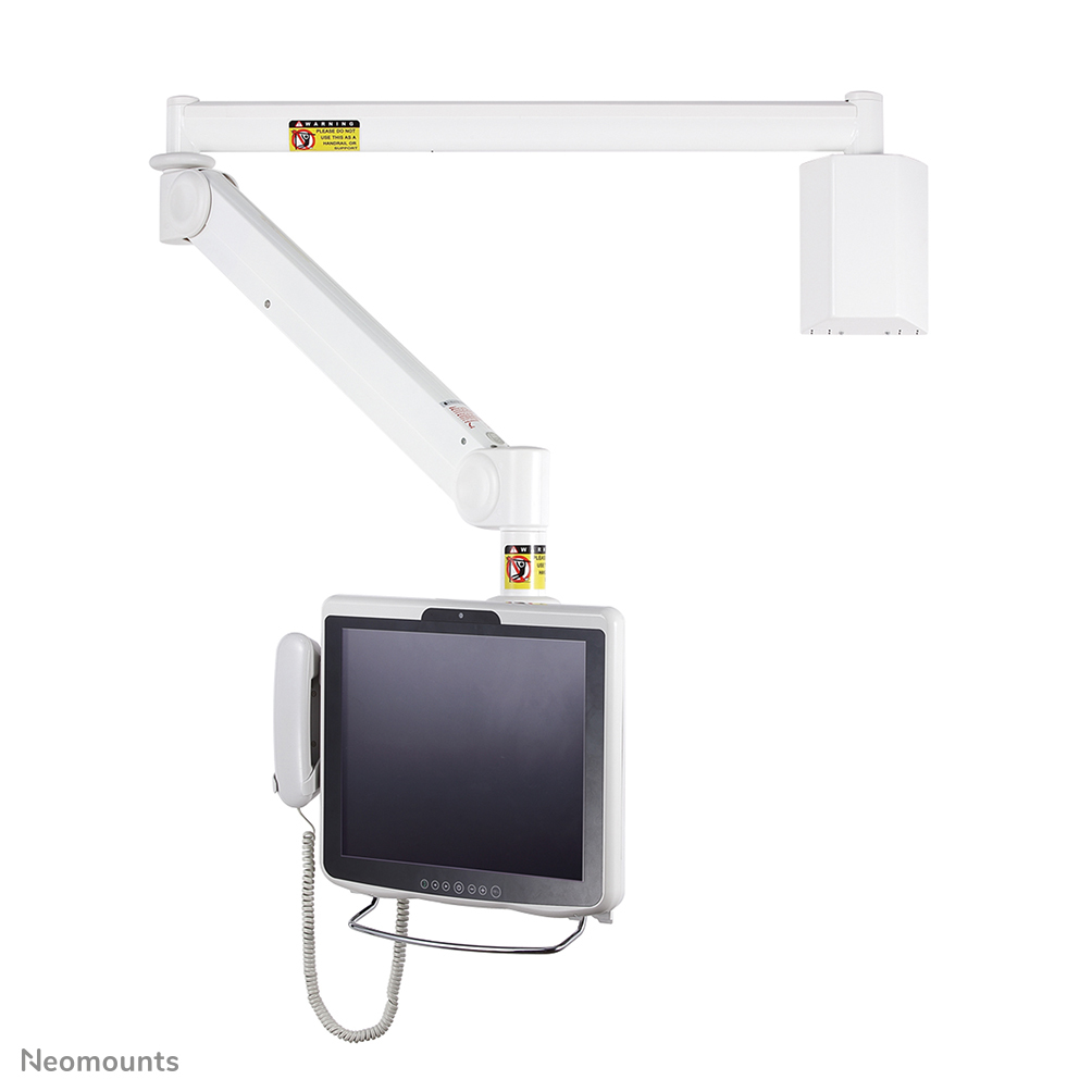 Neomounts Medizinische Wandhalterung - 6 kg - 25,4 cm (10 Zoll) - 61 cm (24 Zoll) - 100 x 100 mm - Höhenverstellung - Weiß