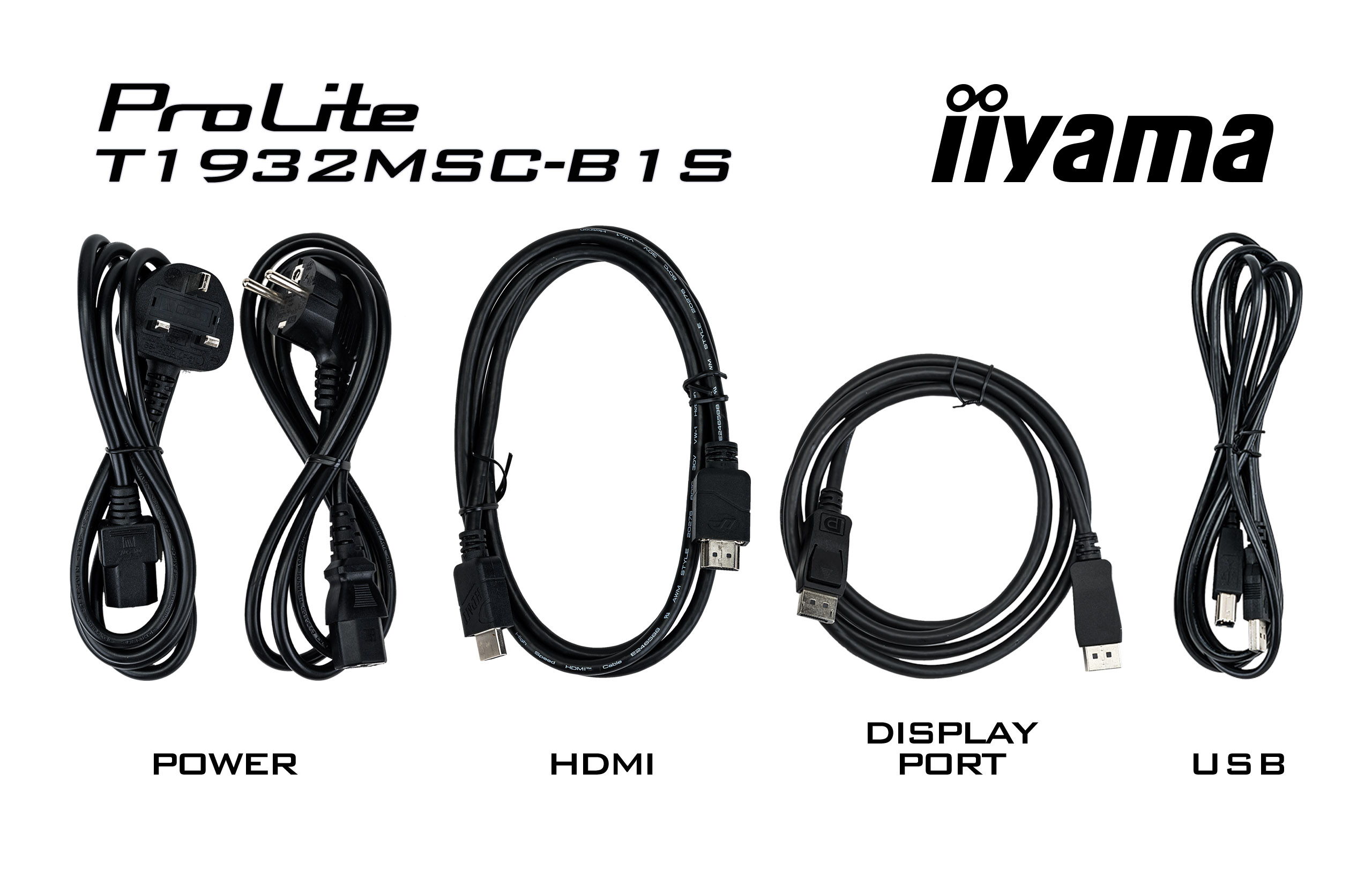IIYAMA ProLite T1932MSC-B1S Adapter, Elektronik