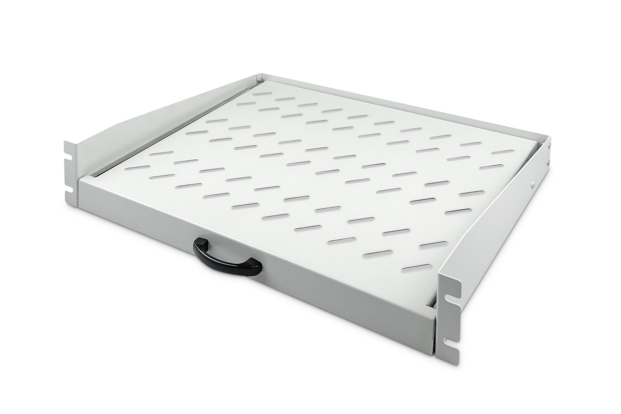 DIGITUS DN-19-TRAY-2-450 Ausziehbarer Fachboden zum Festeinbau an den vorderen 483 mm (19")-Profilschienen Moebel