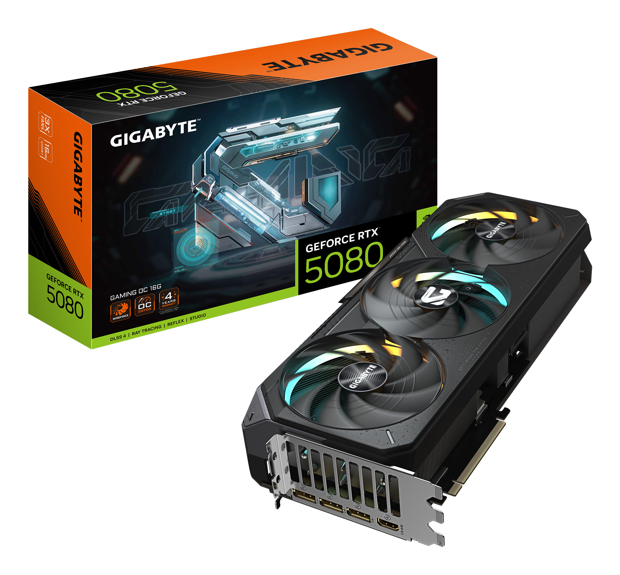 VGA Gigabyte GeForce RTX 5080 GAMING OC 16G (3x DP + 1x HDMI) Computerausrüstung, Elektronik, Hardware