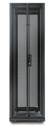 APC helter AV 42U 600mm Wide x 825 Deep Enclosure with Sides and 10-32 Threaded Rails Black Tür, Falttür, Beschläge, Computer, Postfach