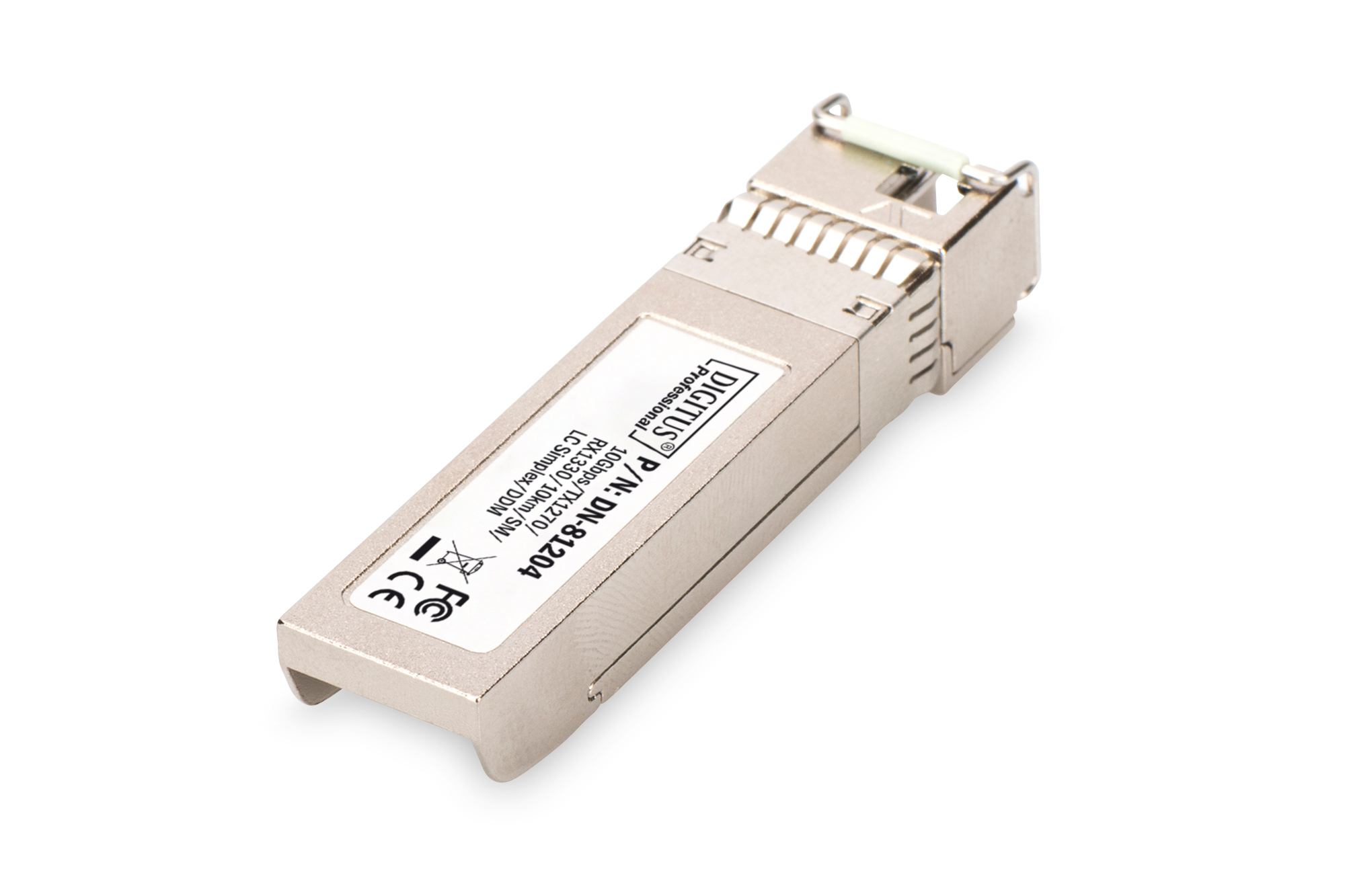 DIGITUS DN-81204 SFP+ 10 Gbps Bi-direktionales Modul, Singlemode, TX1270/RX1330, 10 km