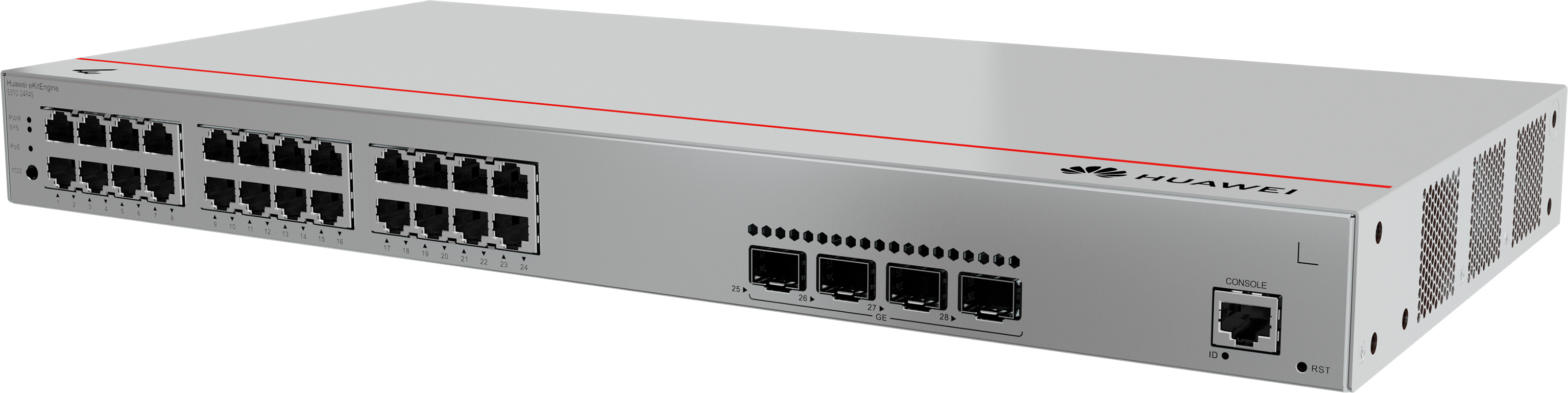 Switch, 24-Port, Ethernet, Rack-mount, PoE