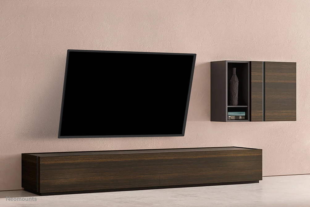 Neomounts TV-Wandhalterung - 109,2 cm (43 Zoll) - 2,18 m (86 Zoll) - 100 x 100 mm - 800 x 400 mm - 0 - 12 Grad  - Schwarz