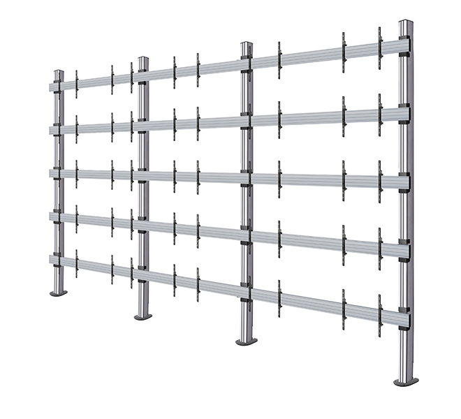 B-TECH SYSTEM X - 271 inch LG LSAC LED Bloc Ultimate Bolt-Down Videowall Display BT9372-LG-LSAC-5X5/BS