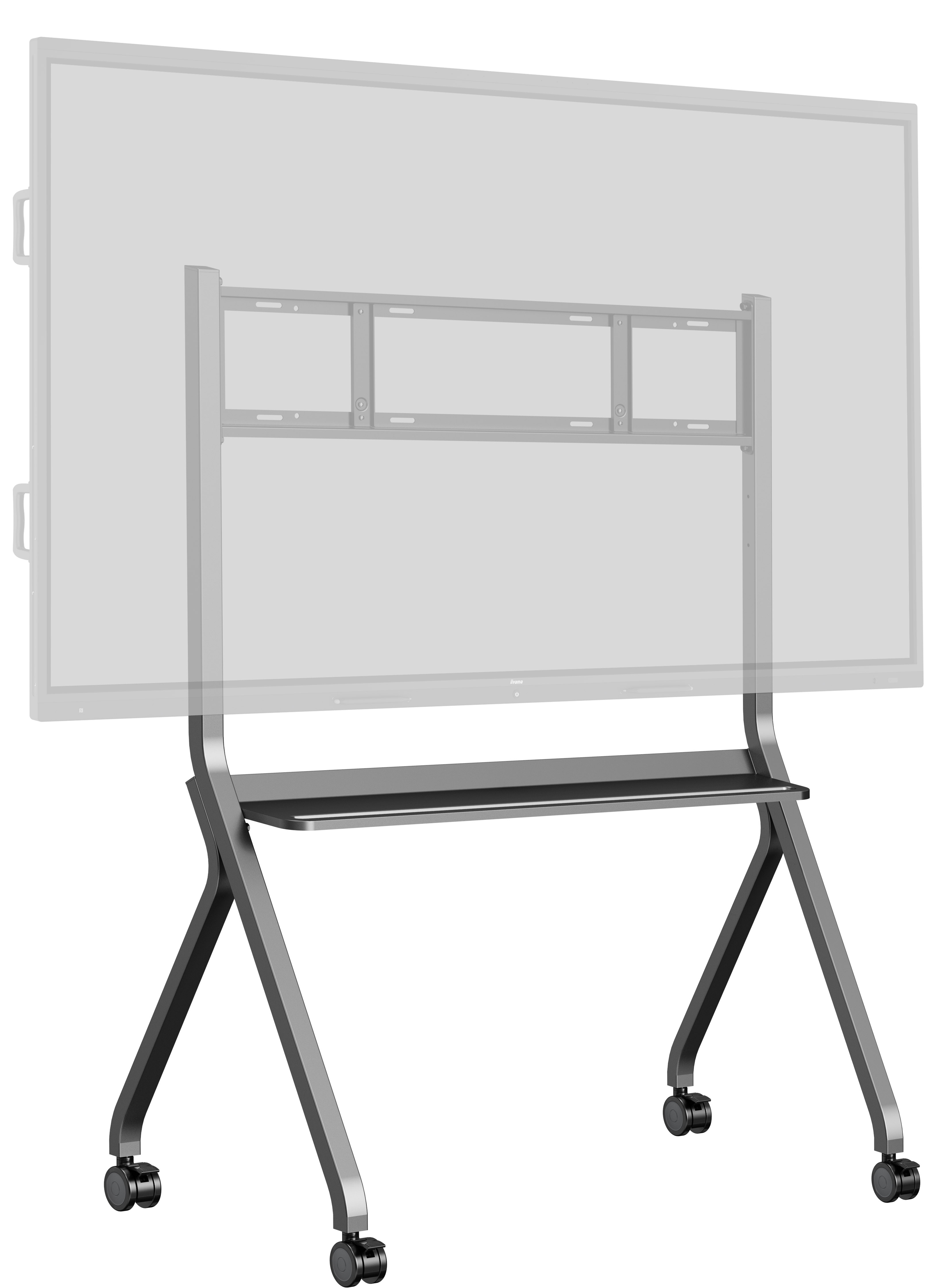 TV-Tisch, Mobiler TV-Ständer, Kamera-/Monitor-Halter, Ständer mit Rädern, Vielseitiger TV-Möbel
