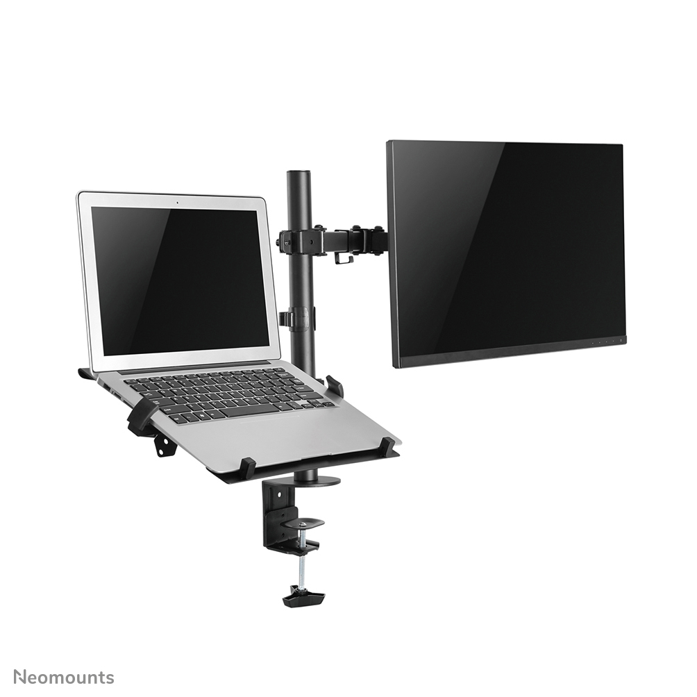 Neomounts Monitor-/Notebook-Tischhalterung - Klemme /Bolzen - 8 kg - 25,4 cm (10 Zoll) - 81,3 cm (32 Zoll) - 100 x 100 mm - Schwarz