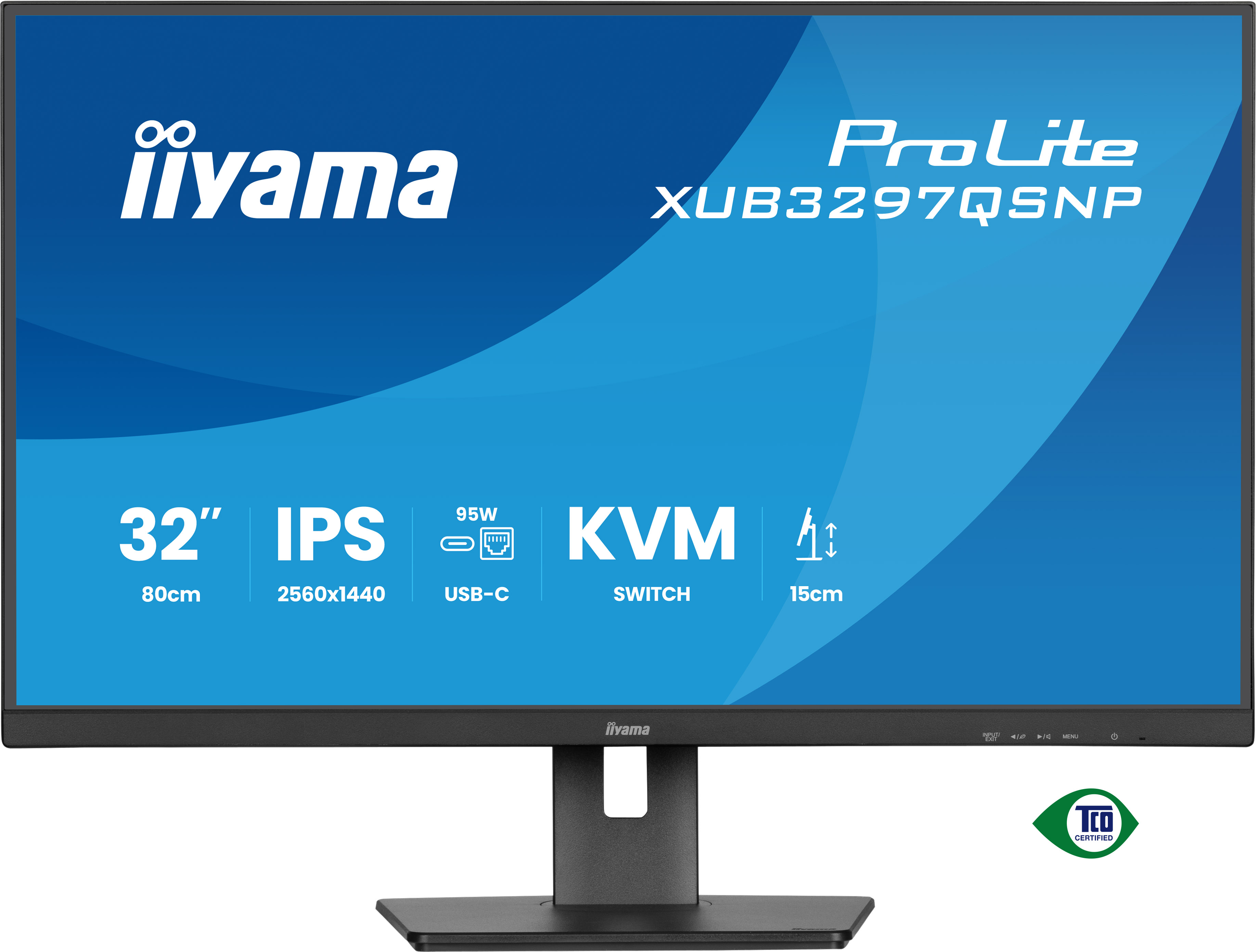 IIYAMA Monitor XUB3297QSNP-B1 Computerausrüstung, Überwachen, Bildschirm, FERNSEHER