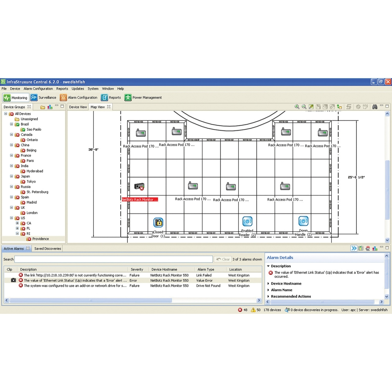 racks, bildschirm, Serverraum, Layout, Bildschirm