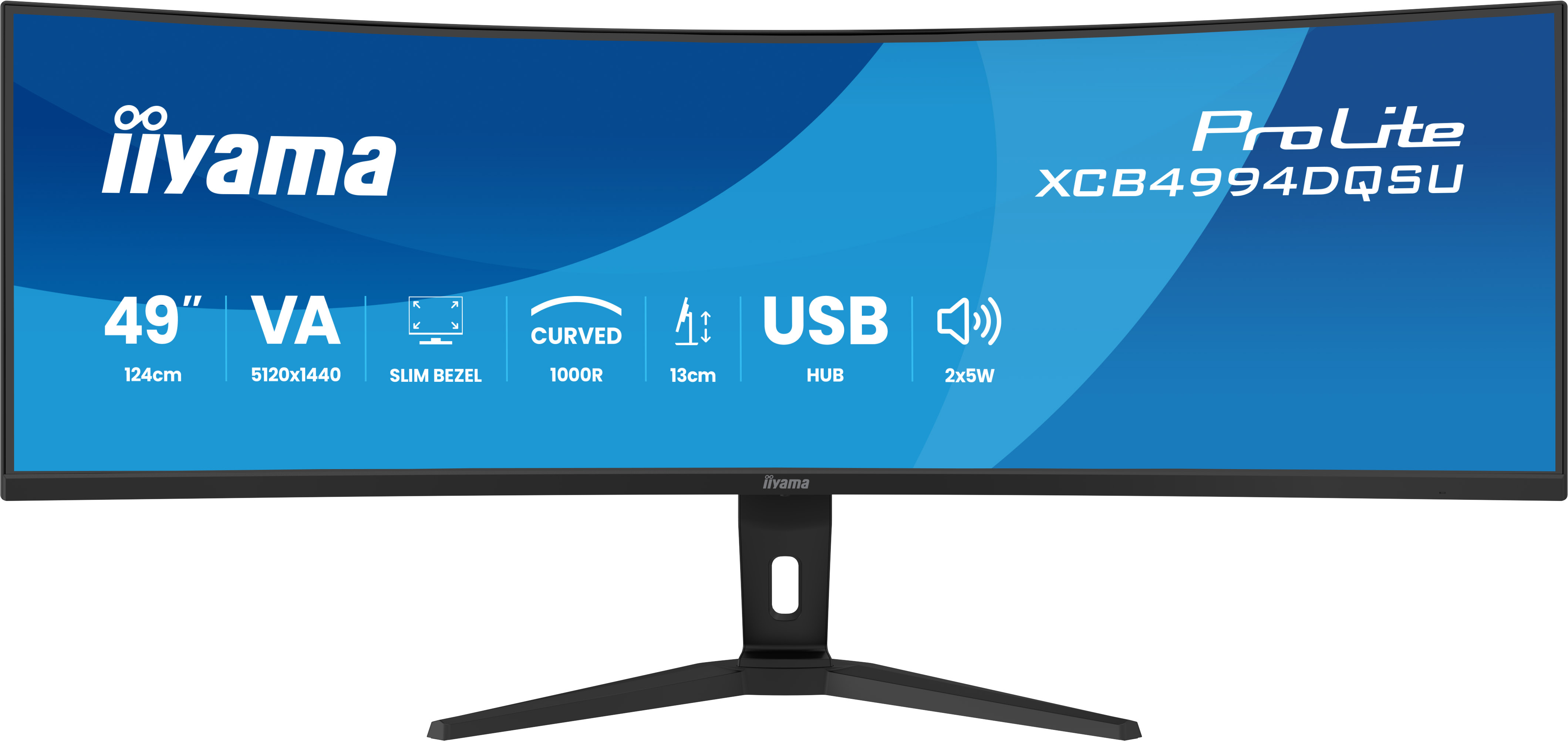 55, LED, Monitor, curved, HDMI