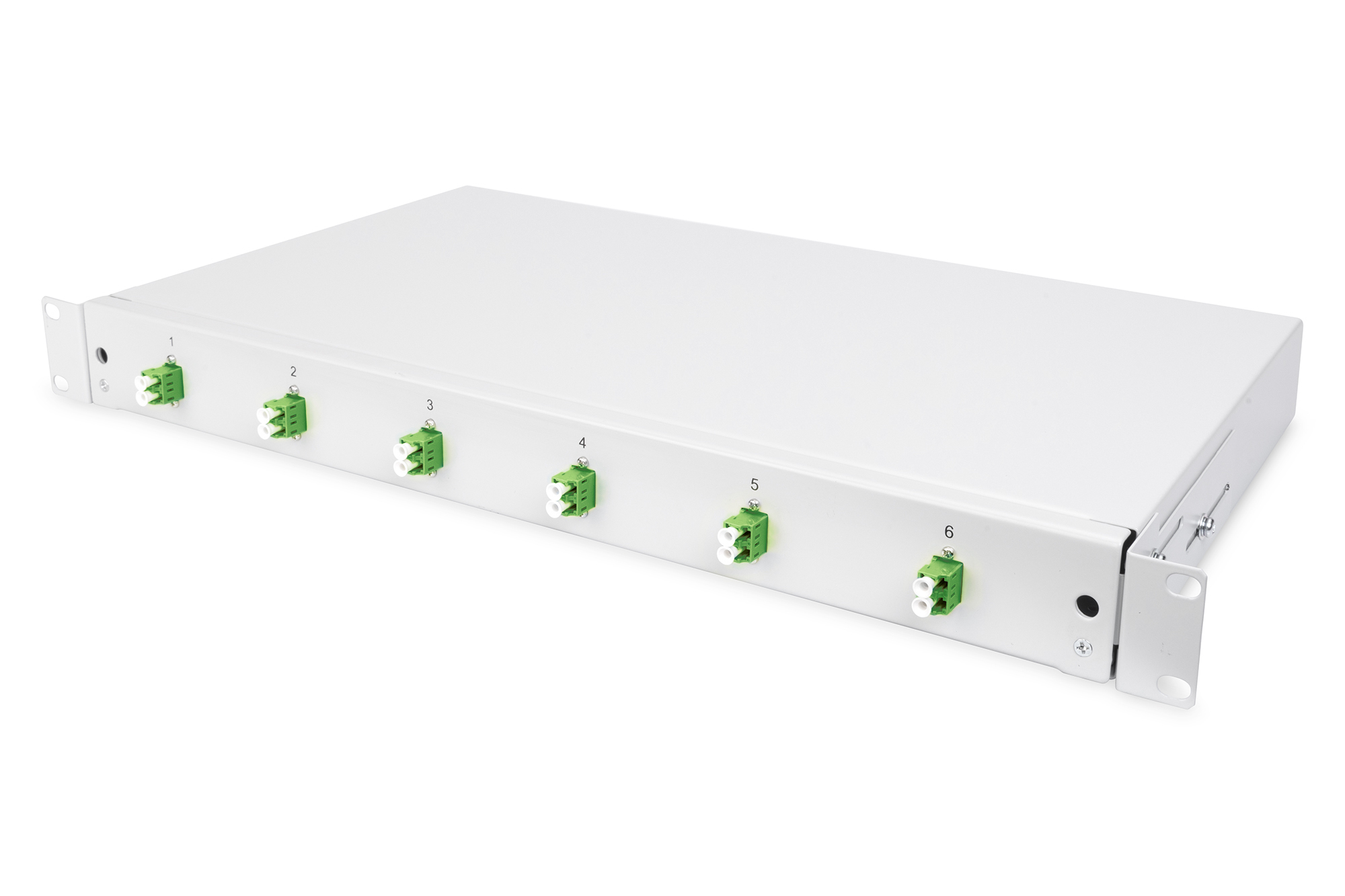 DIGITUS DN-96330/9APC LWL-Spleißbox, bestückt, 6x LC-APC DX, OS2 DIGITUS DN-96330/9APC LWL-Spleißbox, bestückt, 6x LC-APC DX, OS2