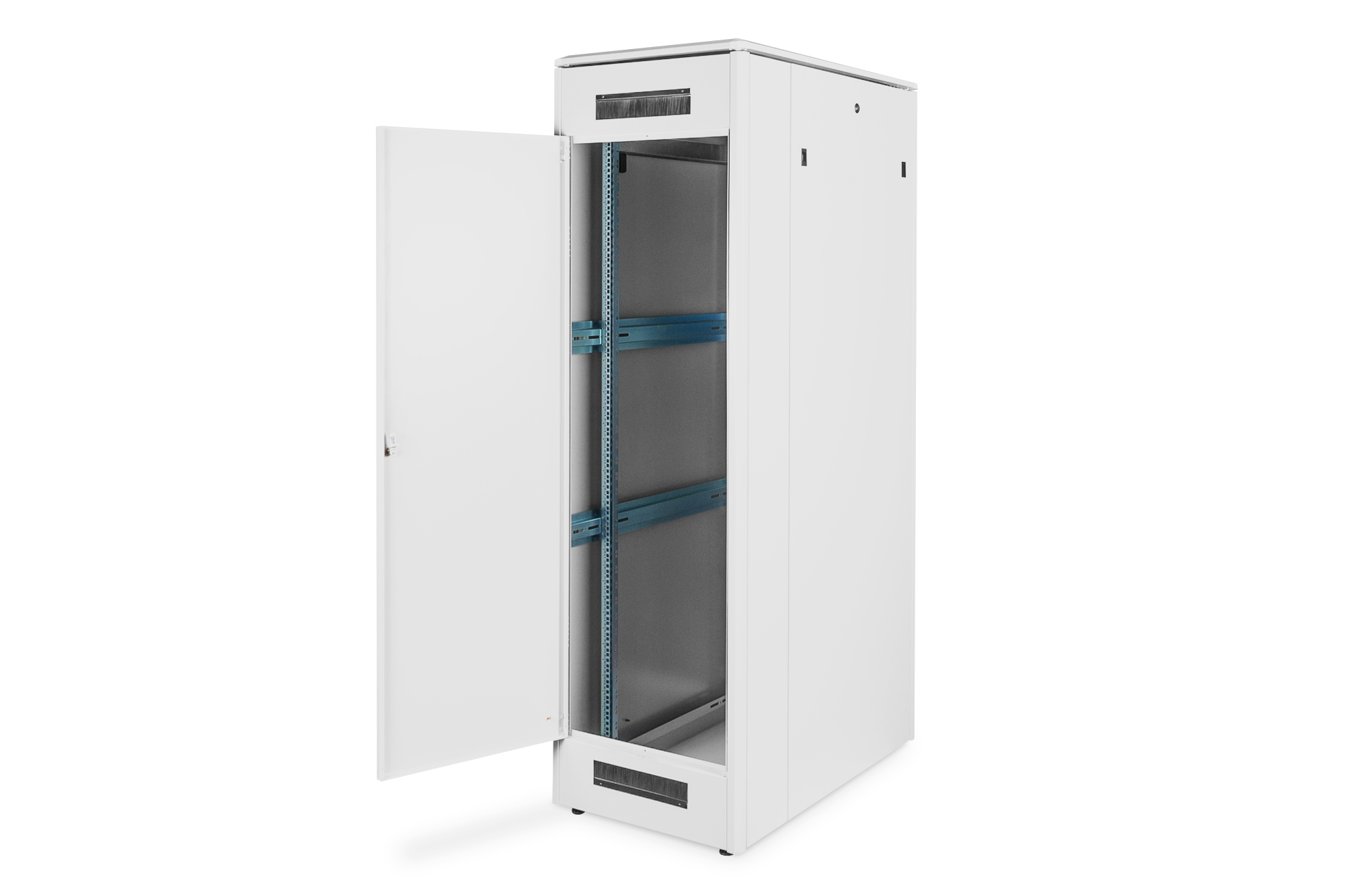 schrank, seitenkühlschrank, stahl, schließfach, regalebene