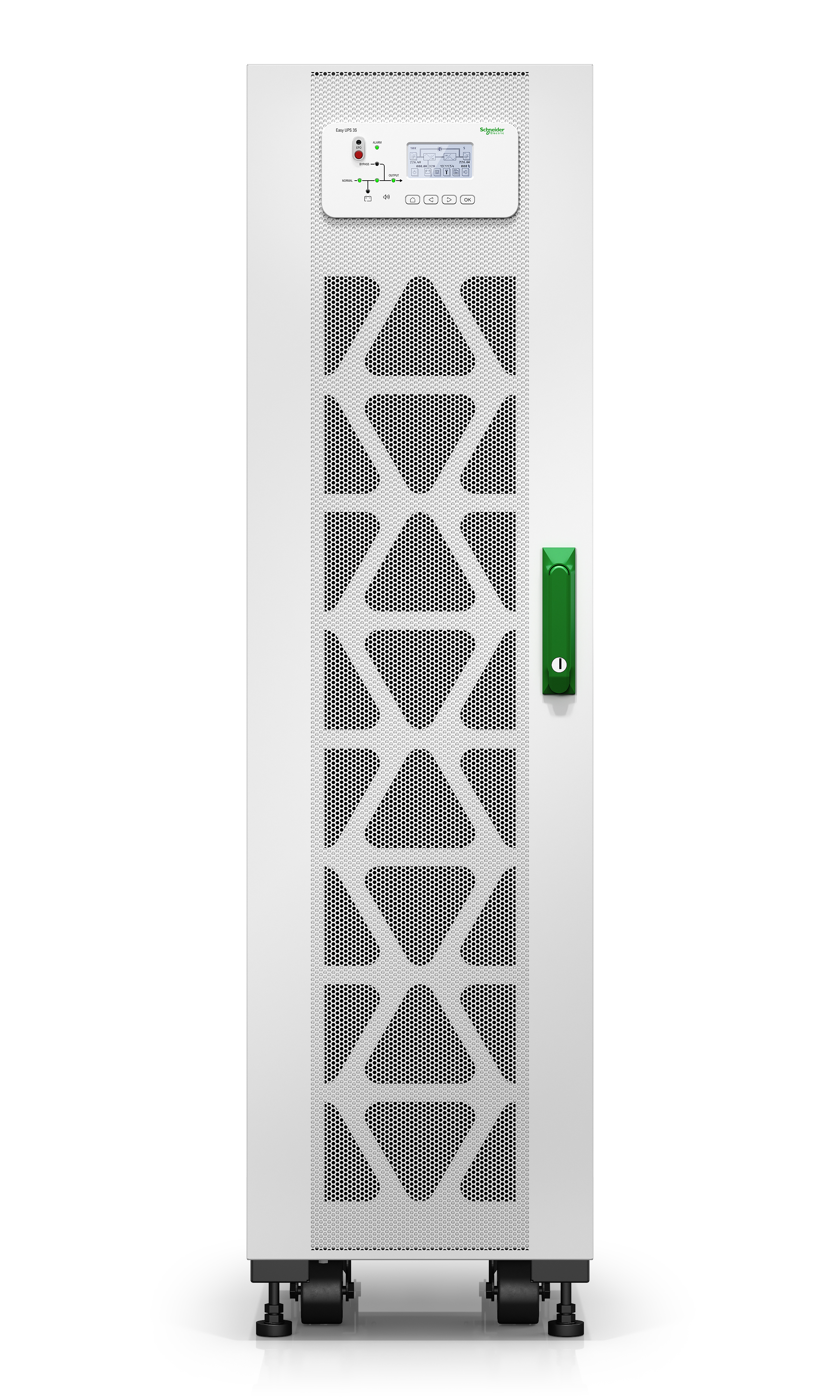 APC E3SUPS15KHB2 - Easy UPS 3S 15 kVA 400V 3:3 UPS, 2 internal 7Ah modular battery strings, expandable to 3