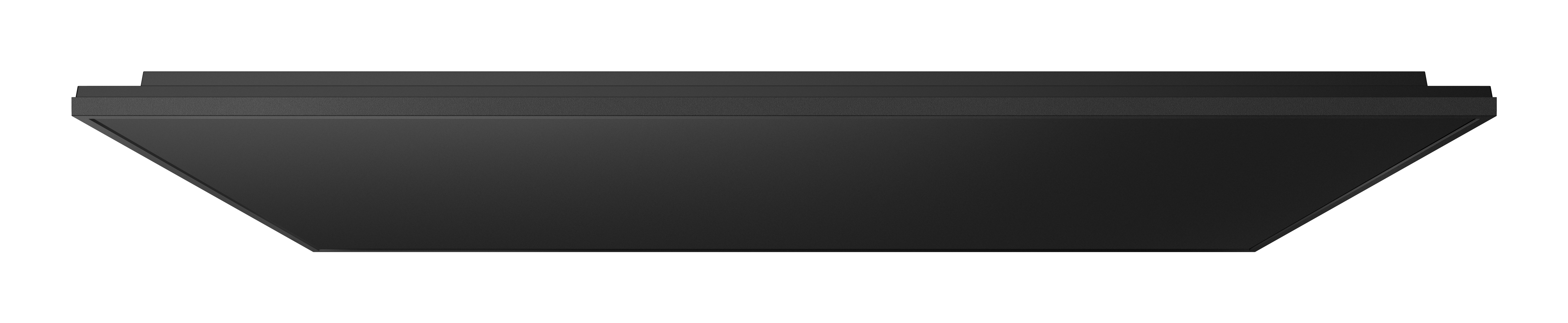 keyboard, shelf, black, sleek, angled