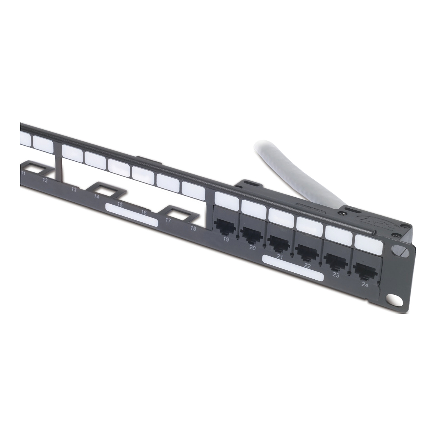 Patch-Paneel, RJ45, Netzwerk, Patchkabel, Backplate