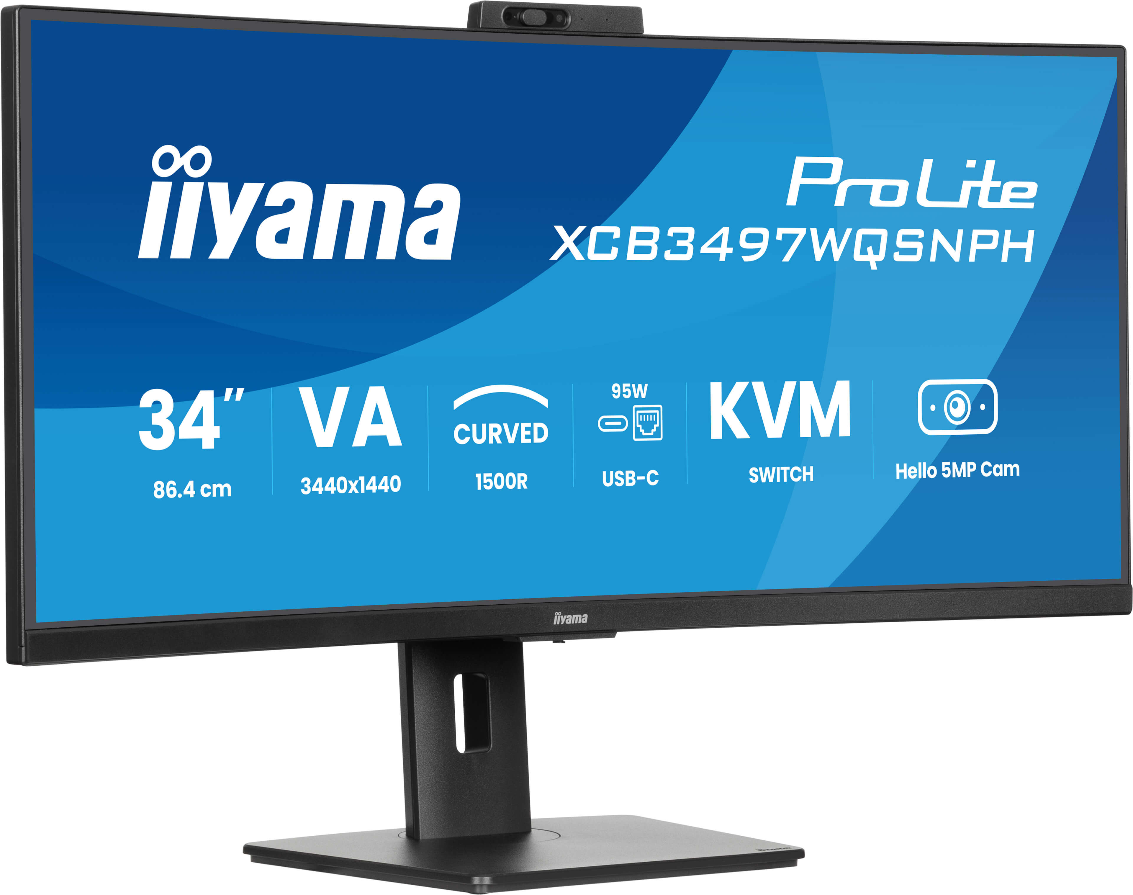 IIYAMA Monitor XCB3497WQSNPH-B1 Computerausrüstung, Überwachen, Bildschirm, FERNSEHER