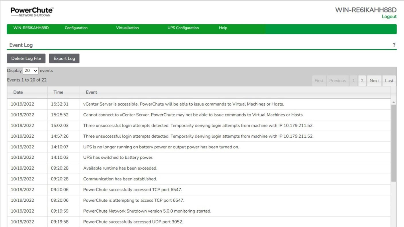 server, log, interface, monitor, uptime