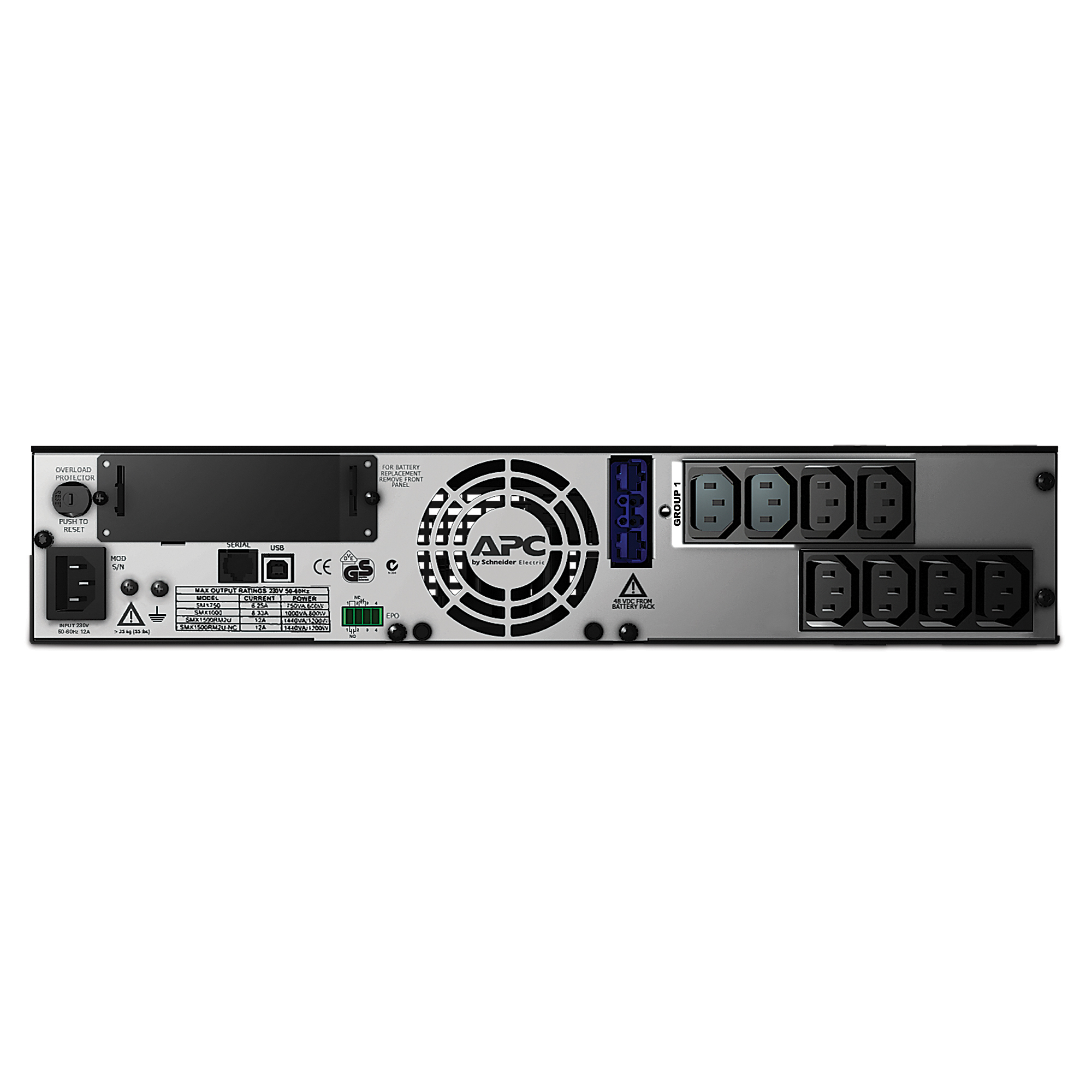 APC SMX750I - Smart-UPS X 750VA Rack/Tower LCD 230V APC SMX750I - Smart-UPS X 750VA Rack/Tower LCD 230V