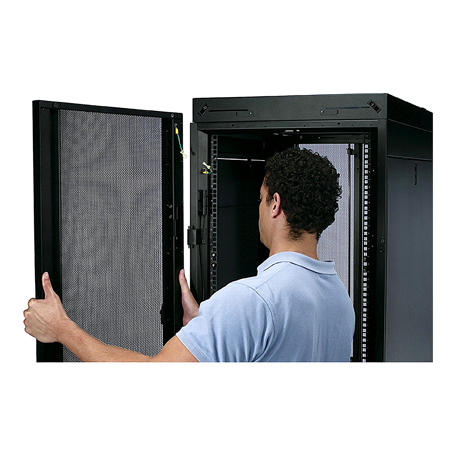 Serverrack, Datengehäuse, Schranktür, Kühlgehäuse, Netzwerkgehäuse