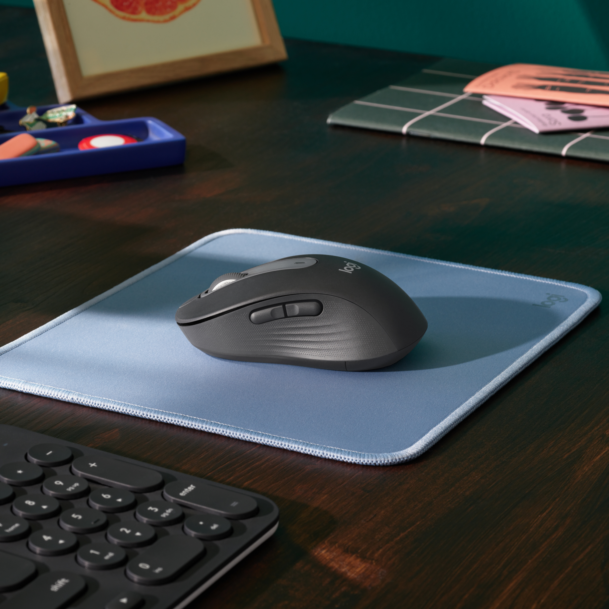 Logitech Maus Signature M650, graphite