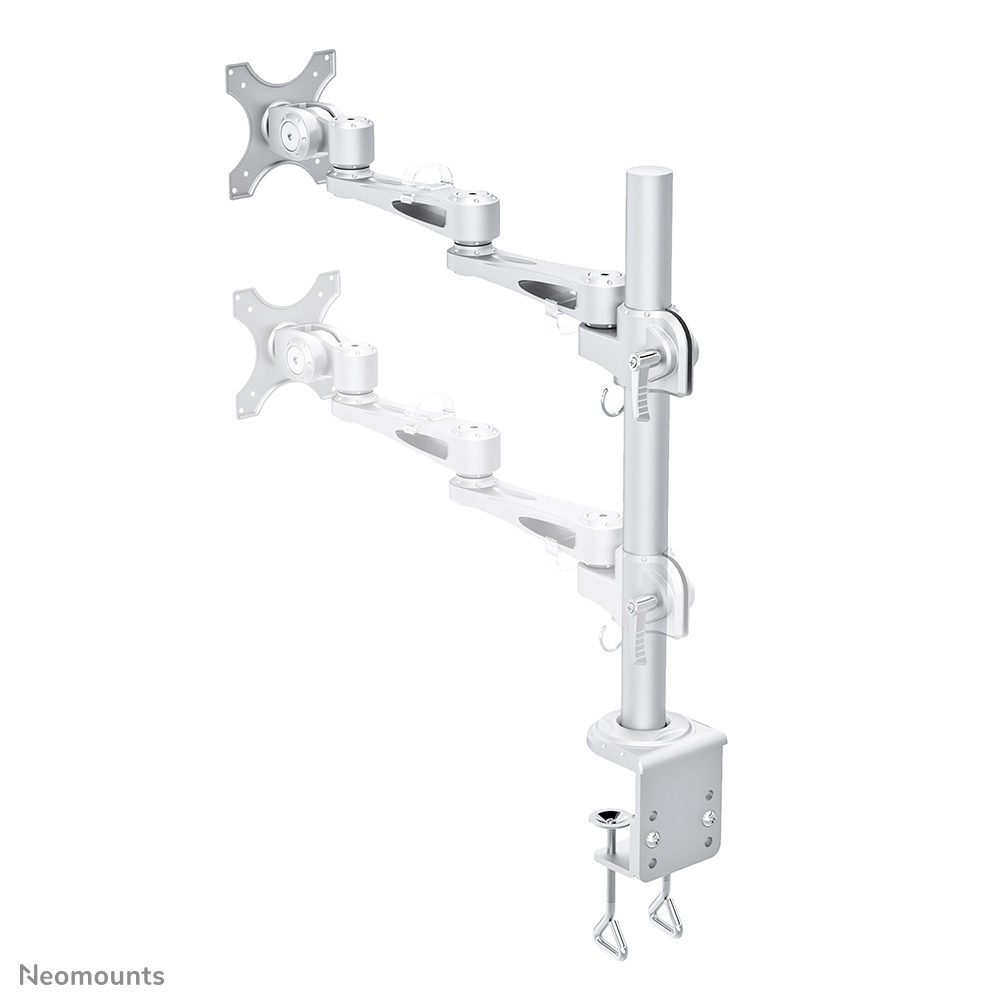 Neomounts Monitor-Tischhalterung - Klemme - 10 kg - 25,4 cm (10 Zoll) - 76,2 cm (30 Zoll) - 100 x 100 mm - Silber