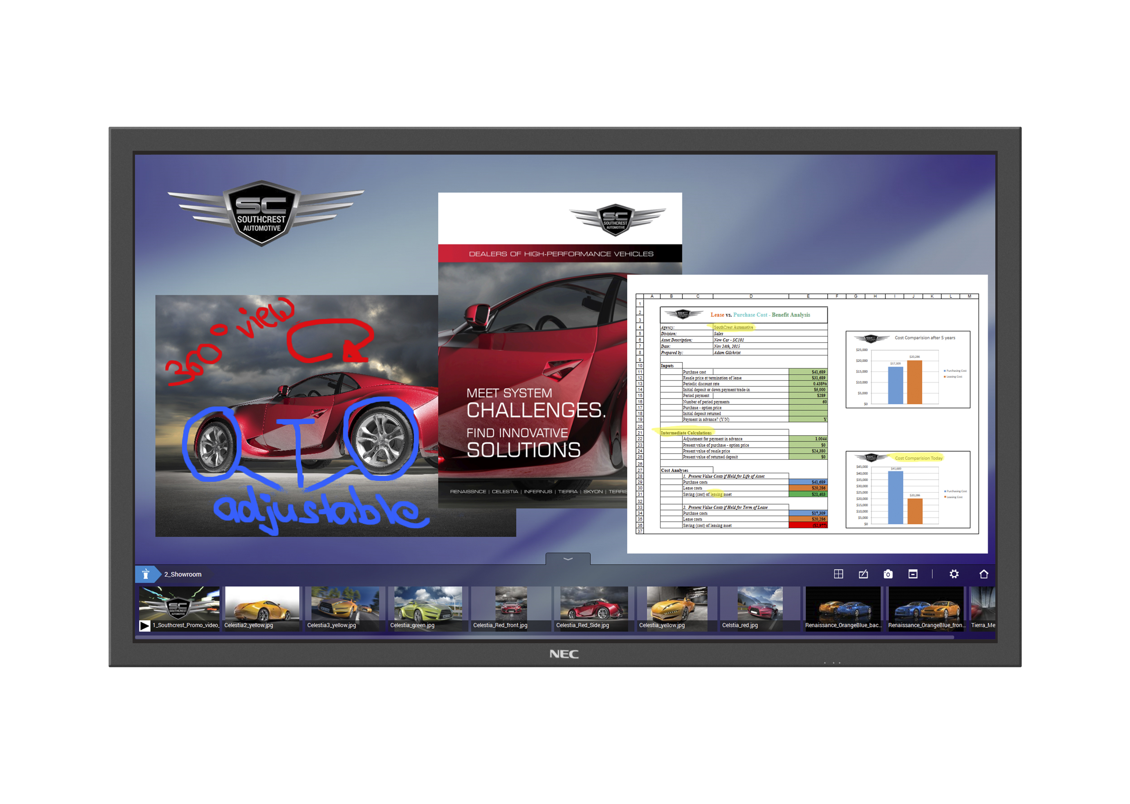 NEC MultiSync P484 SST