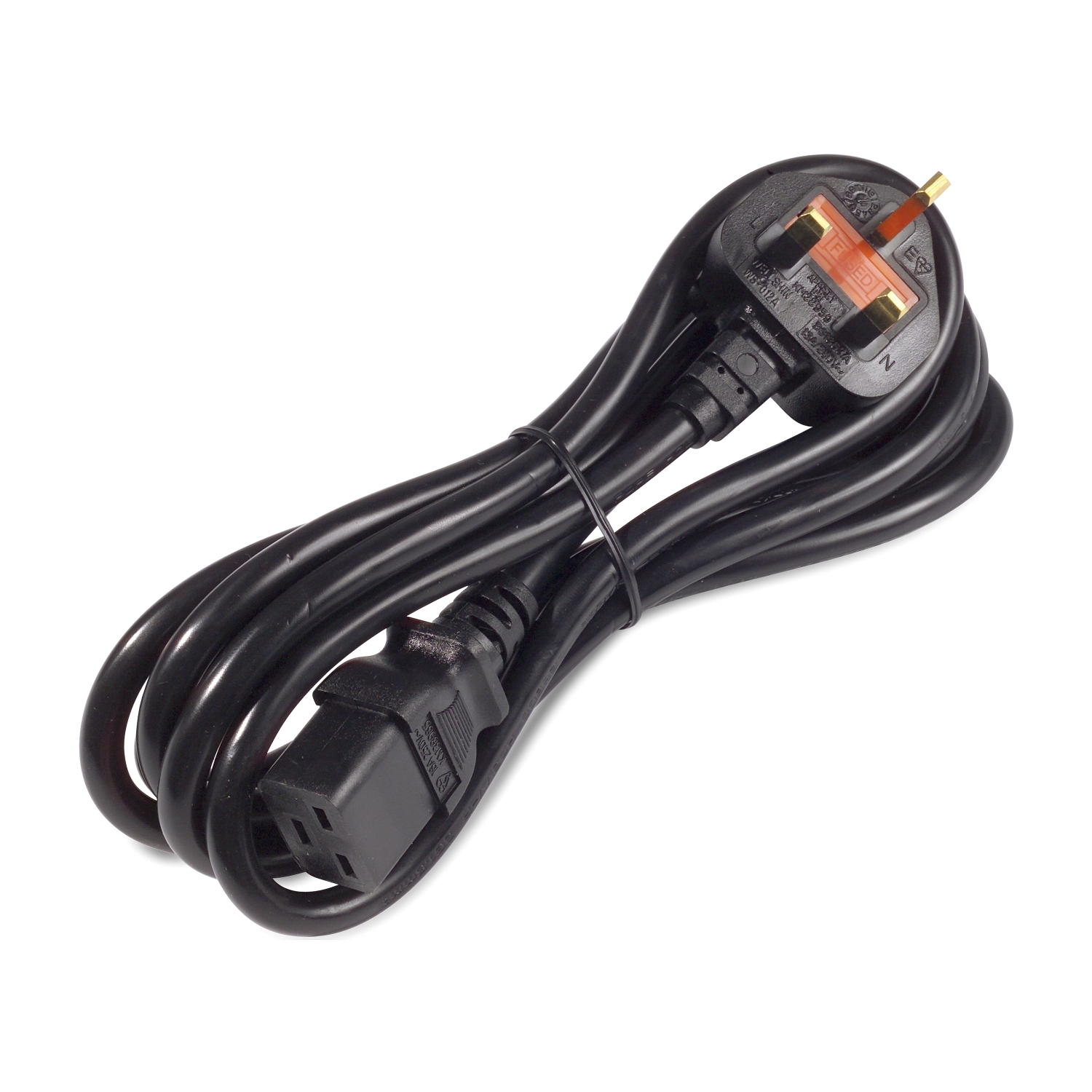Netzkabel, Eurostecker, Schwarz, IEC C13/C5 Adapter, Kabel mit Stecker