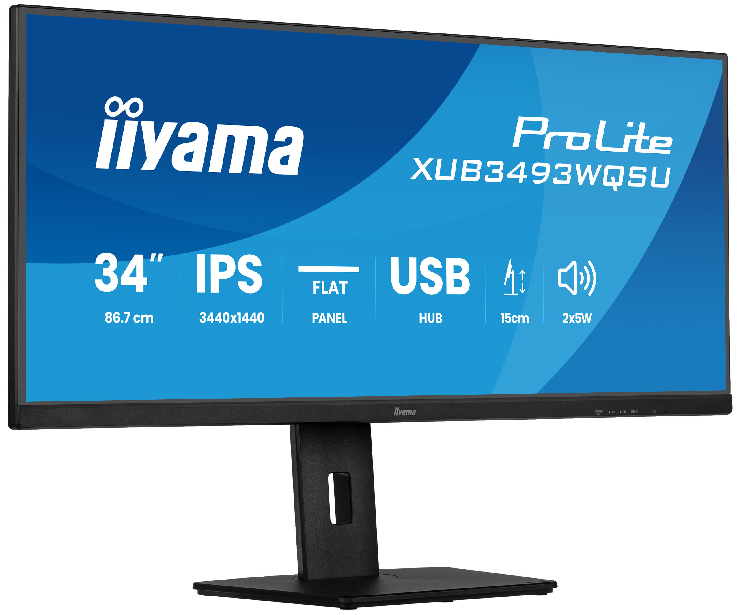 IIYAMA Monitor XUB3493WQSU-B6 Computerausrüstung, Überwachen, Bildschirm, FERNSEHER