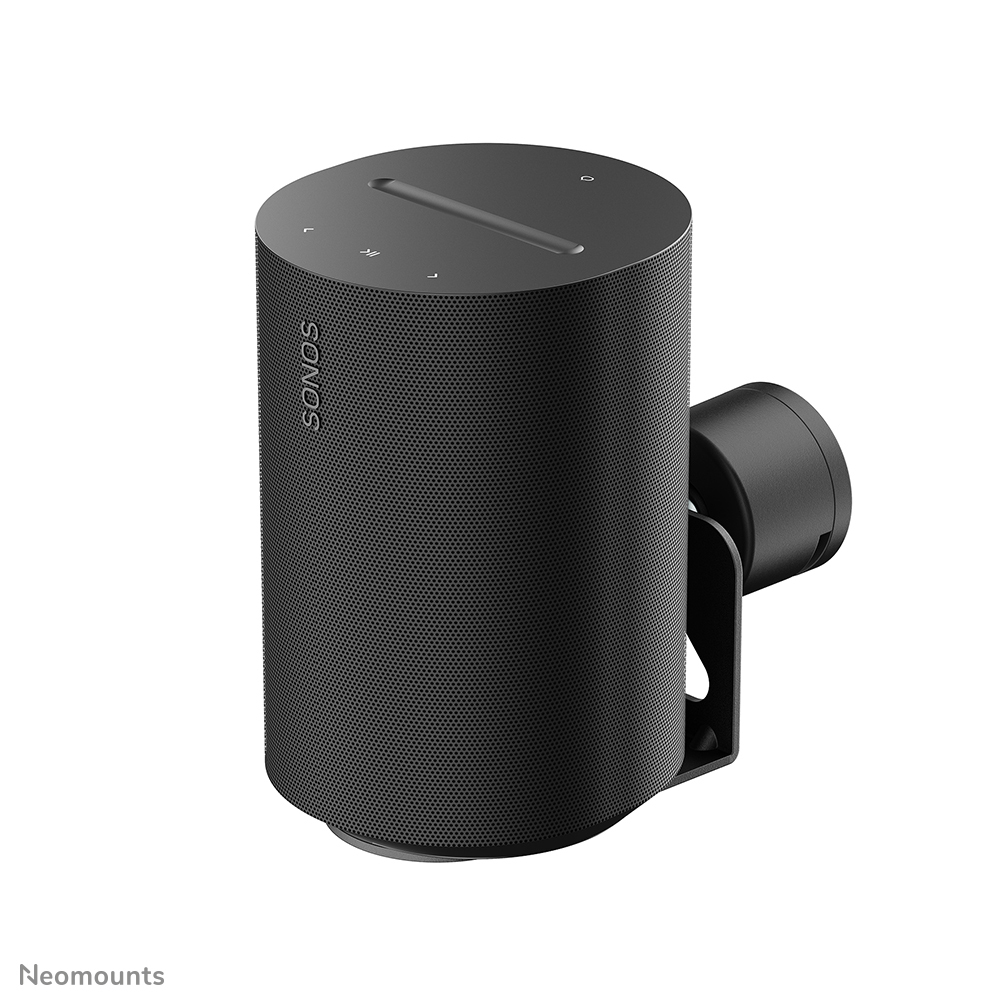 Bluetooth-Lautsprecher,  tragbar, schwarz, Schwarzes Netzgitter, Wandhalterung