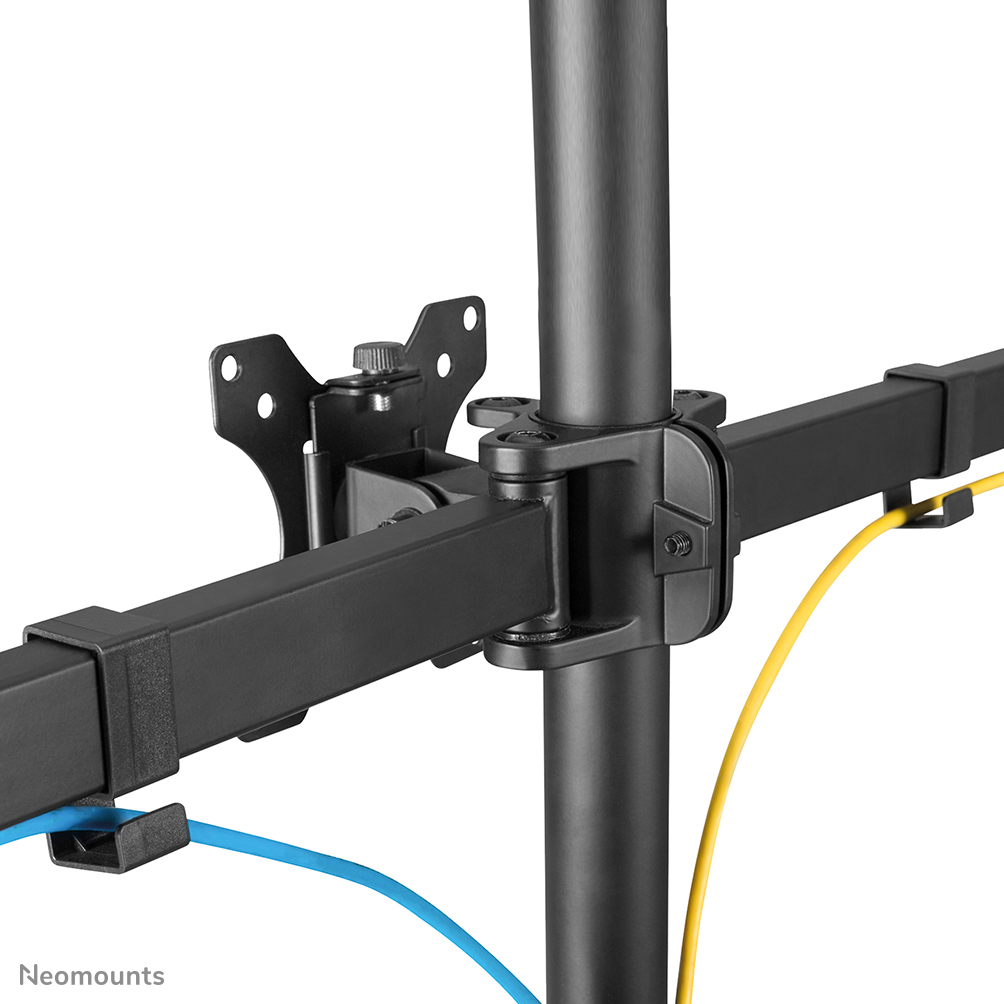 Neomounts Monitor-Tischhalterung - Freistehend - 6 kg - 33 cm (13") - 68,6 cm (27") - 100 x 100 mm - Schwarz
