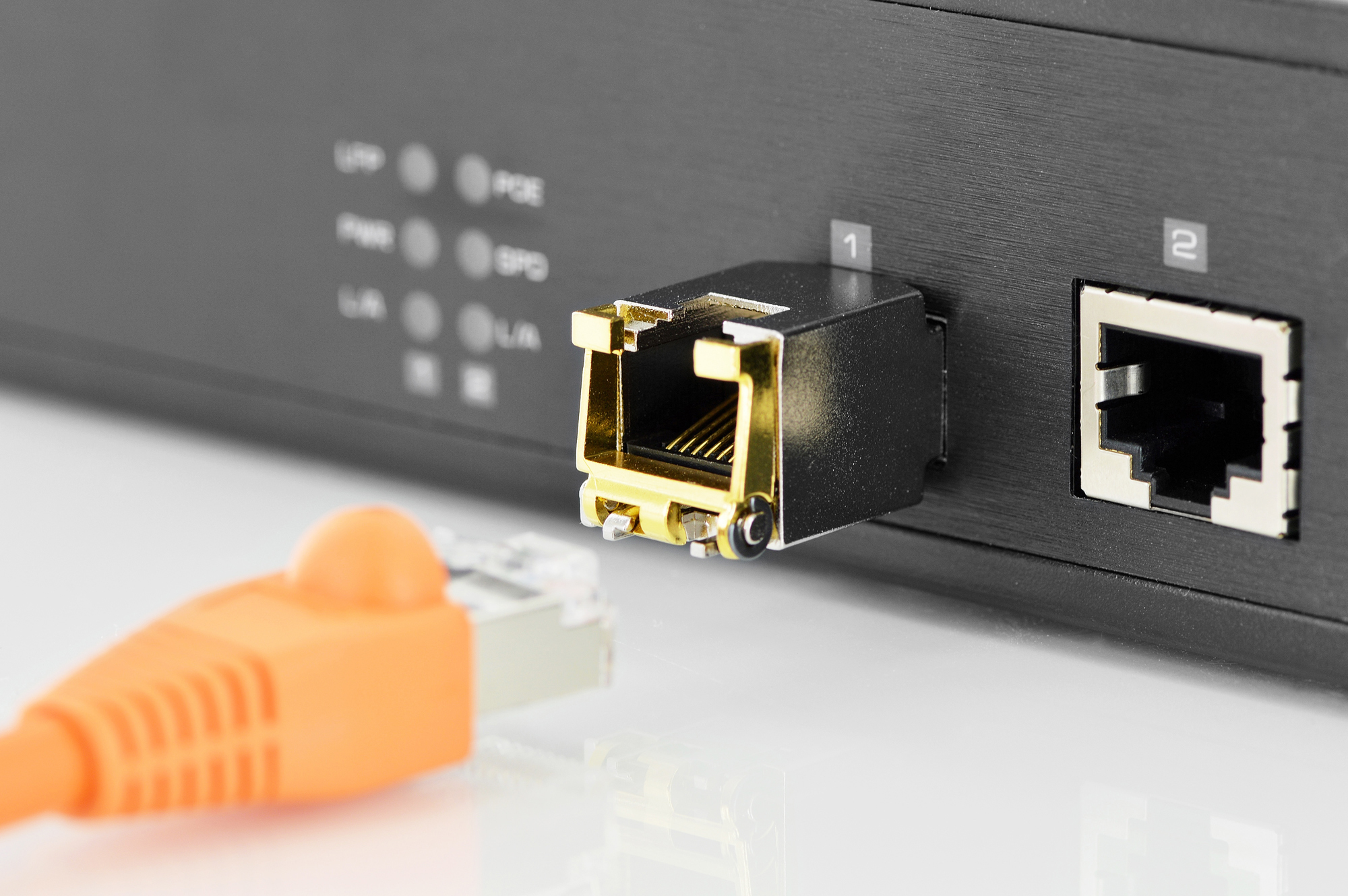 RJ45, Ethernet, Patchkabel, Netzwerk, Steckverbinder